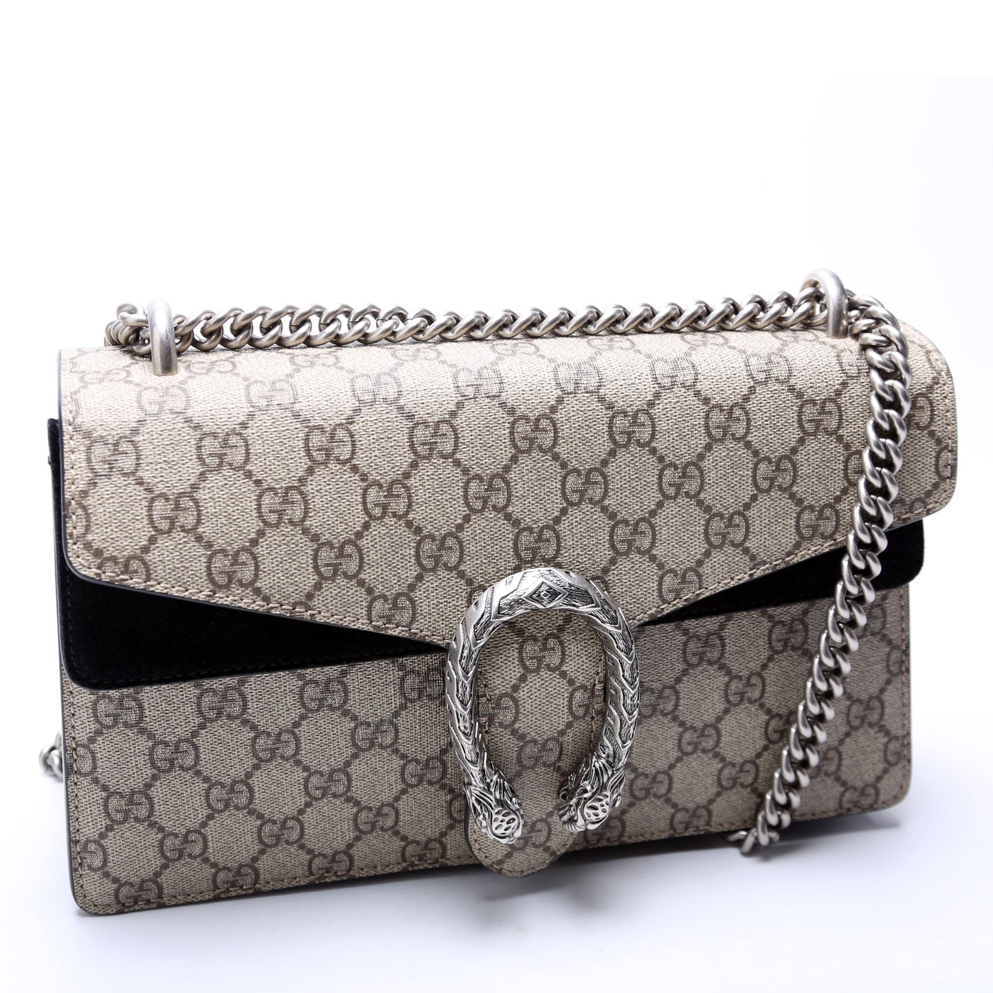 Gucci 400249 Dionysus GG Shoulder Small Black Bag
