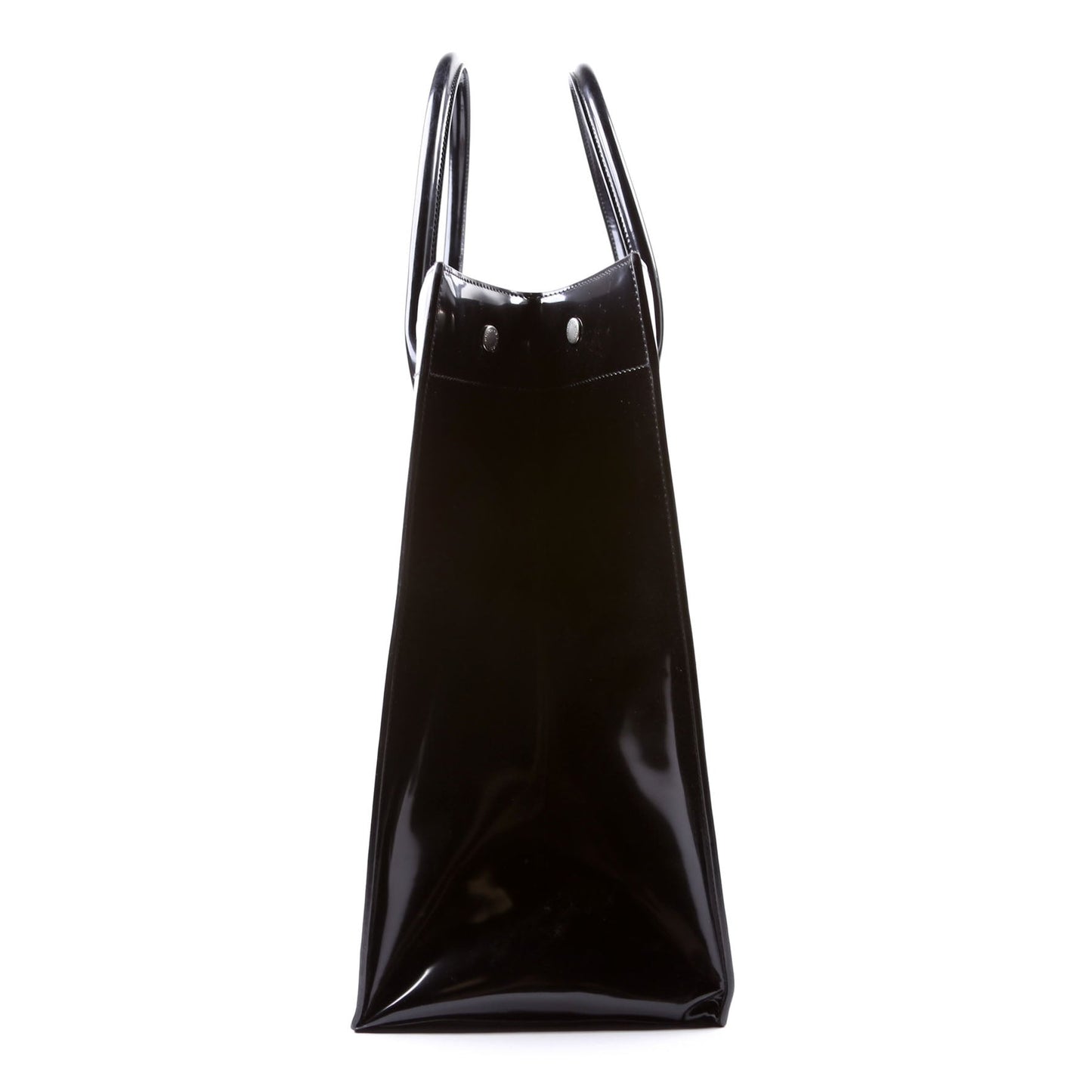 Saint Laurent Rive Gauche Patent Calfskin 587273 Black Bag