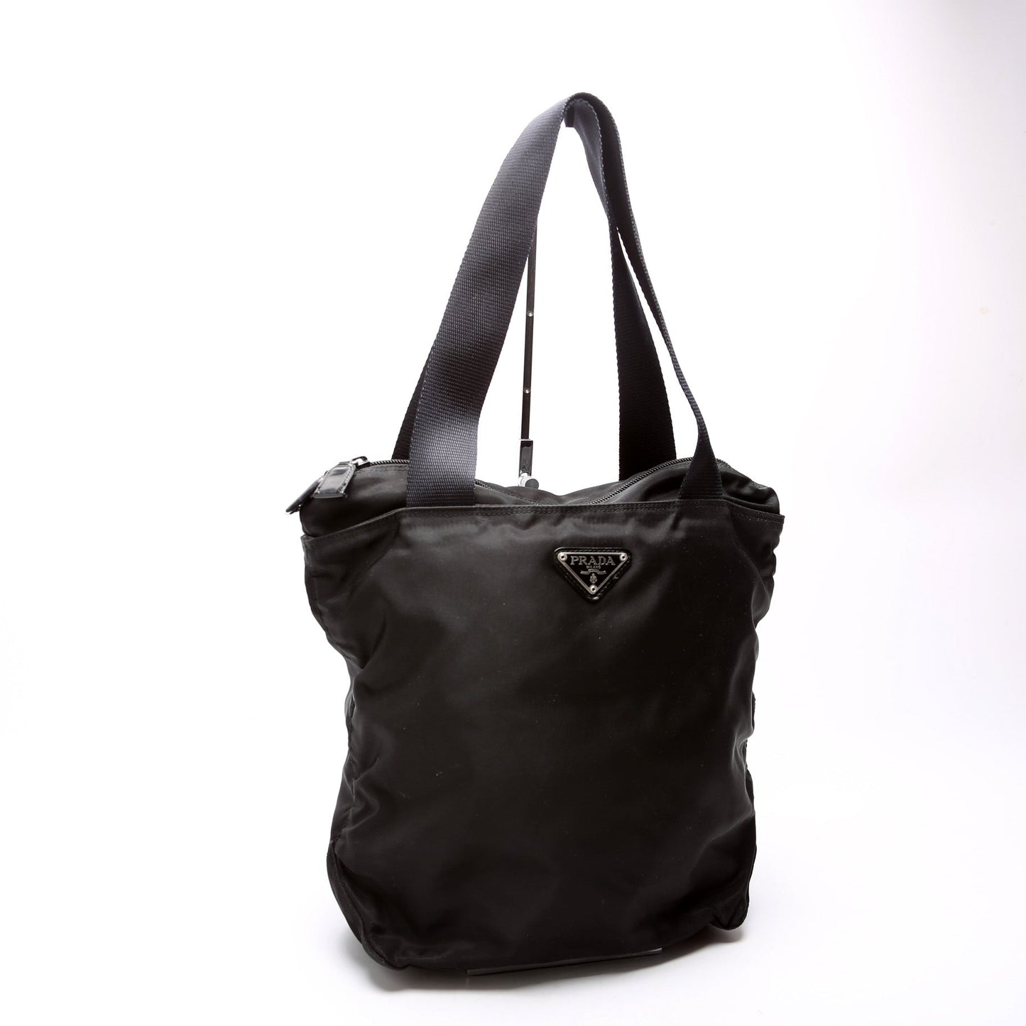 Prada Nylon Zip Tote Vintage Black Bag