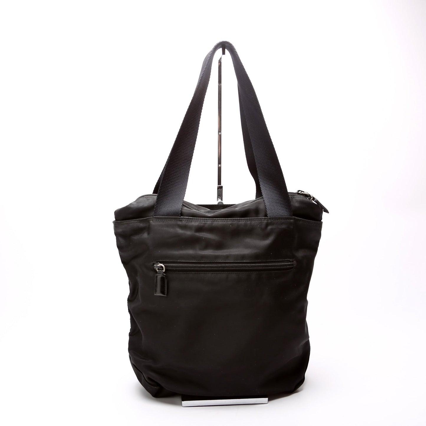 Prada Nylon Zip Tote Vintage Black Bag