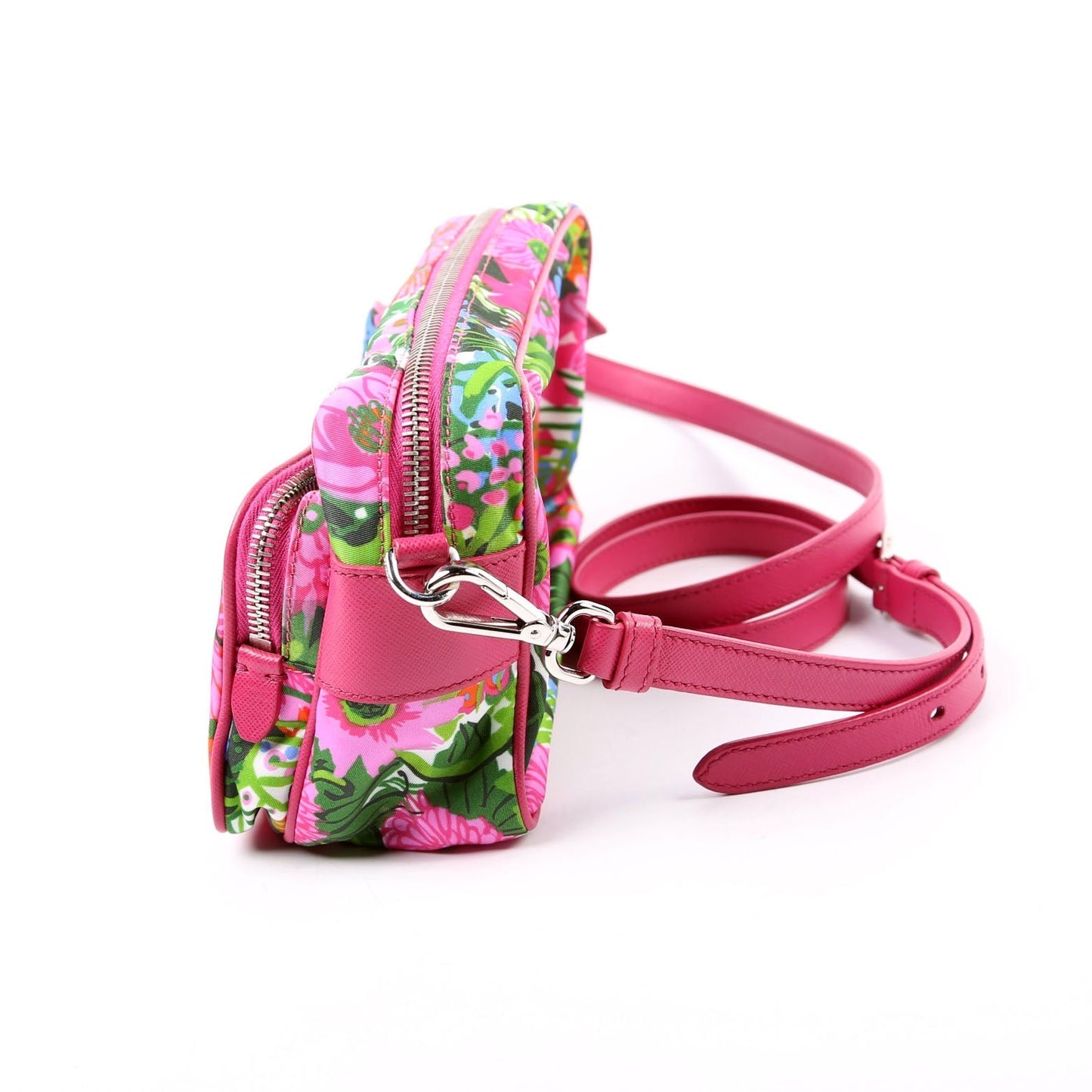 Prada Tessuto Printed Nylon Camera Bag