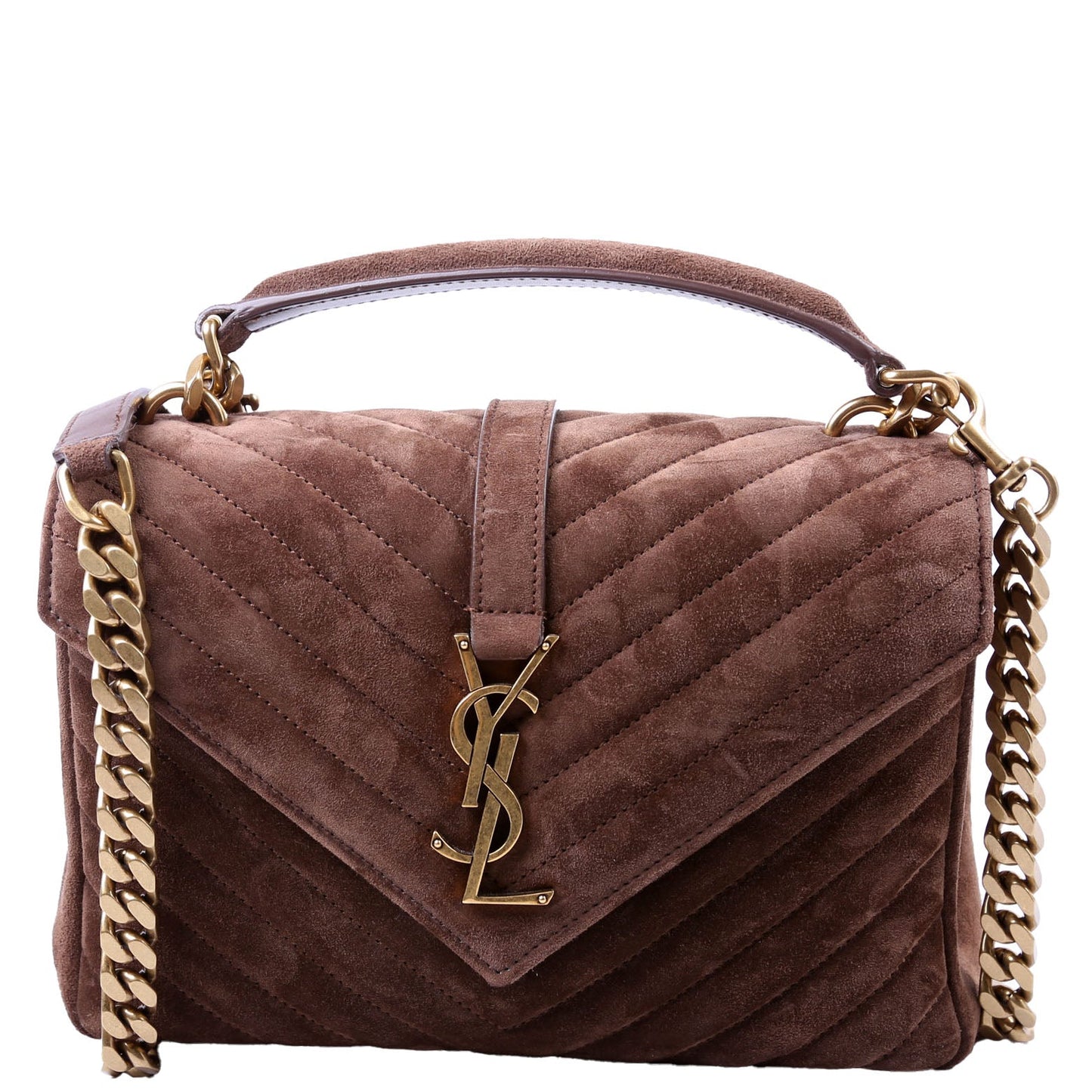 Saint Laurent College Medium Suede 600279 Bag