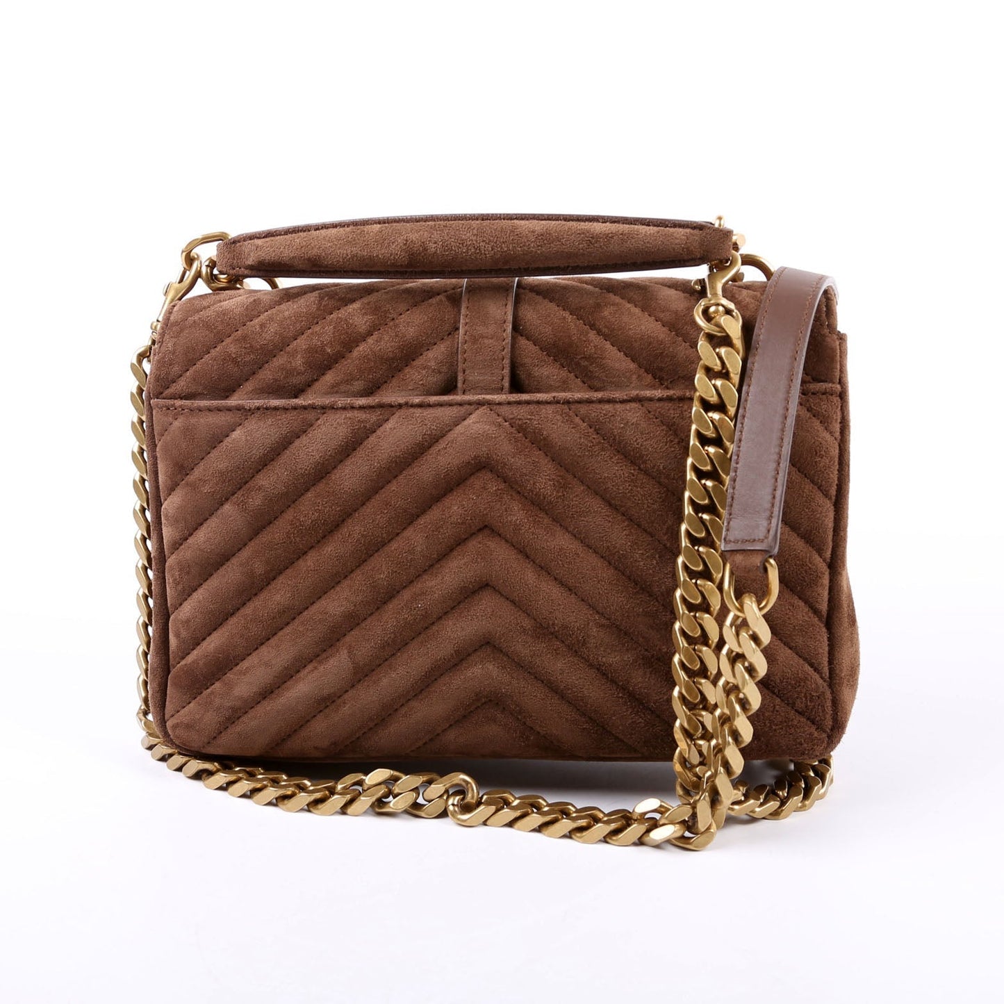 Saint Laurent College Medium Suede 600279 Bag