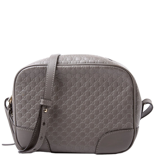 Gucci 449413 Bree Gccssma Crossbody Grey Bag