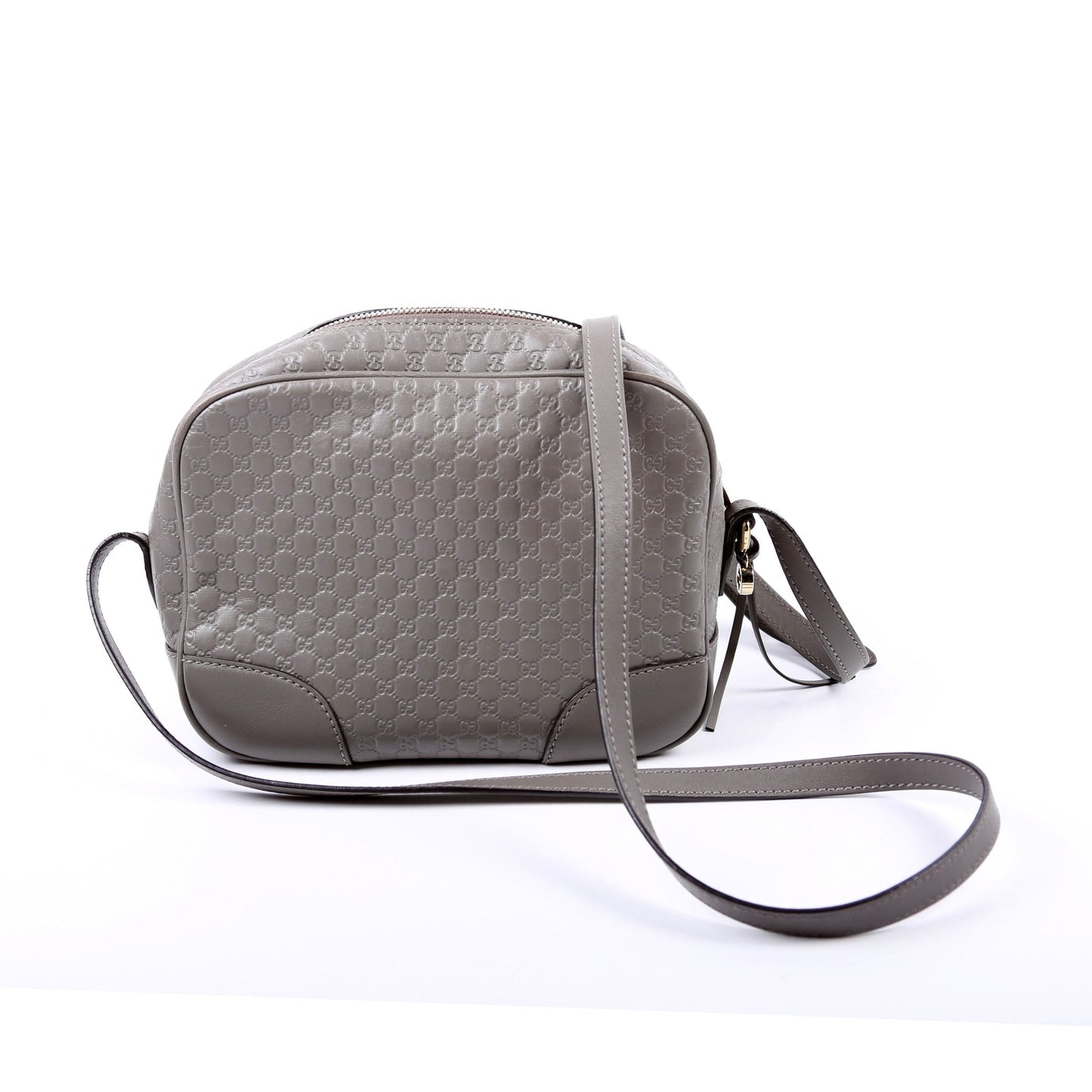 Gucci 449413 Bree Gccssma Crossbody Grey Bag