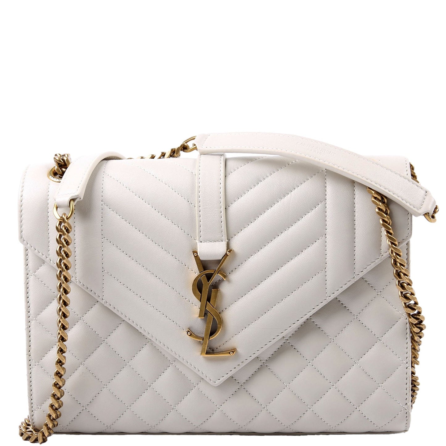 Saint Laurent Envelope Medium Tri-Quilt 600185/487206 Bag