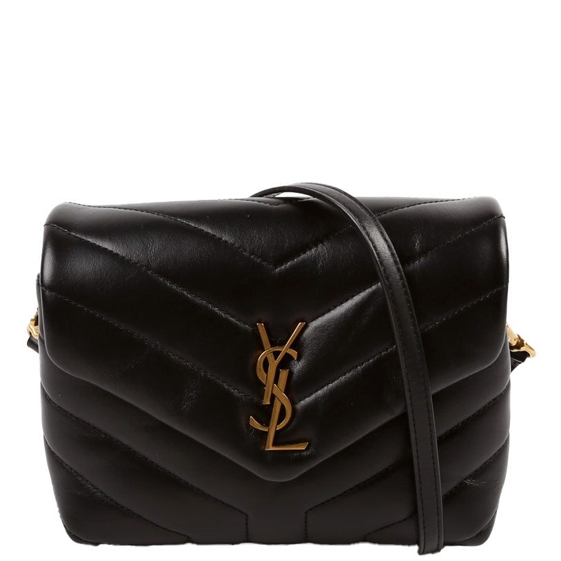 Saint Laurent Loulou Satchel Toy Crossbody 678401 Black Bag