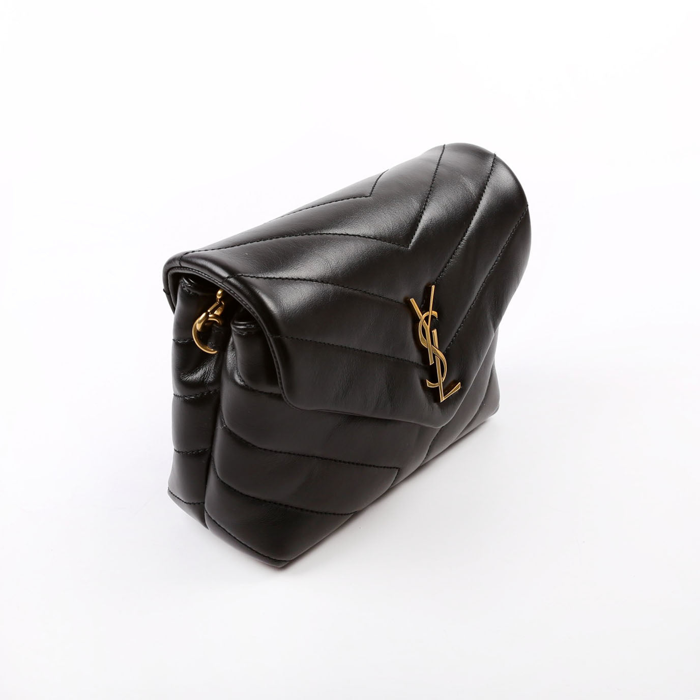 Saint Laurent Loulou Satchel Toy Crossbody 678401 Black Bag
