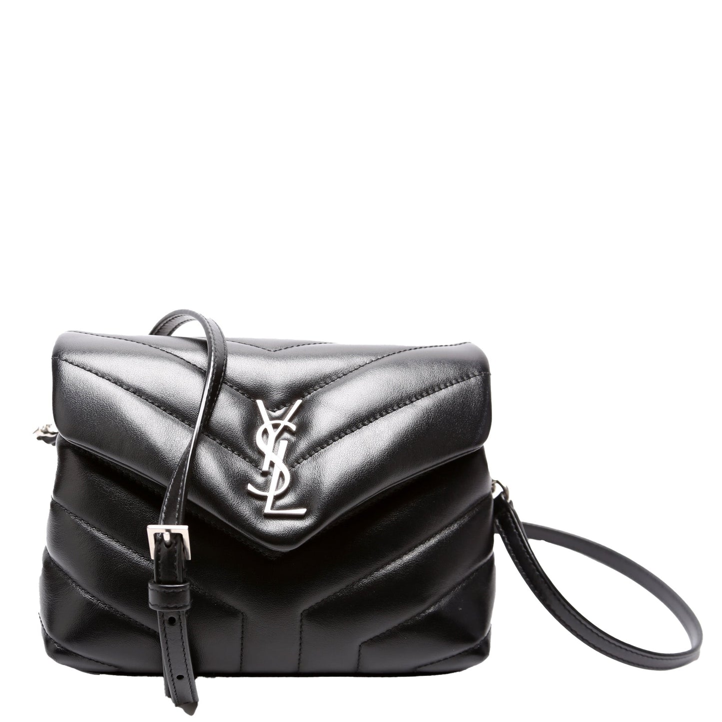 Saint Laurent Loulou Satchel Toy Crossbody 678401 Black Bag