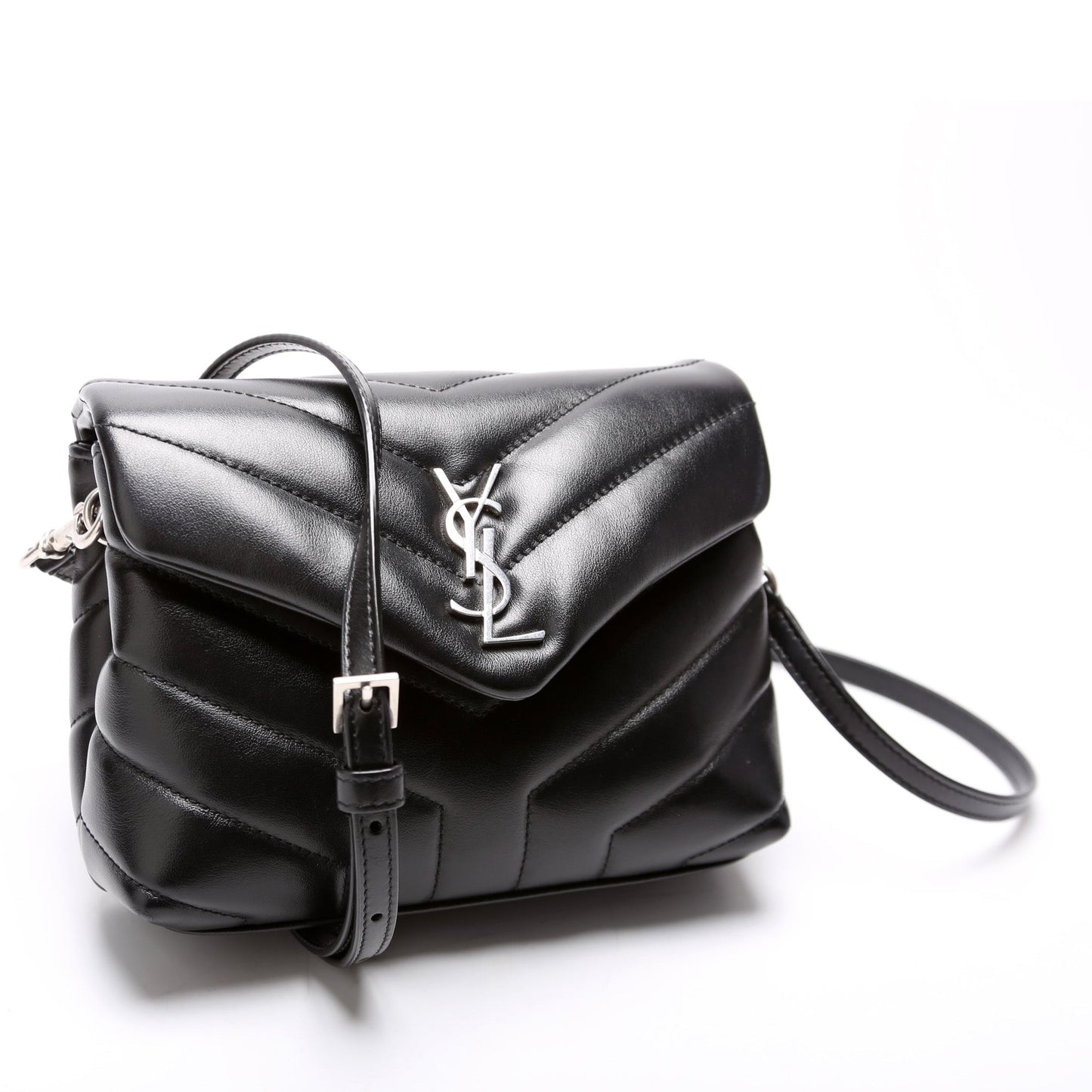 Saint Laurent Loulou Satchel Toy Crossbody 678401 Black Bag