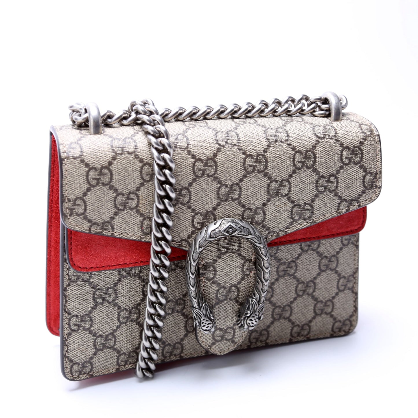 Gucci 421970 Dionysus GG Shoulder Mini Red Bag
