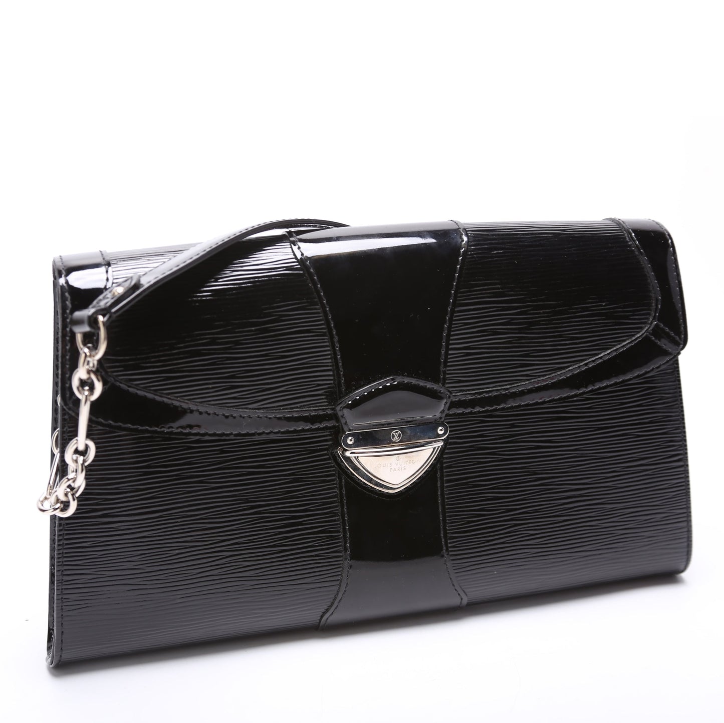 Louis Vuitton Lena Chain Pochette Epi Electric Black