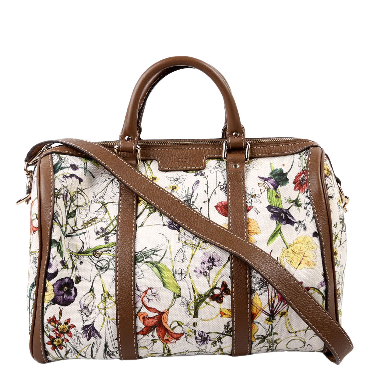 Gucci 247205 Boston Flora Bag