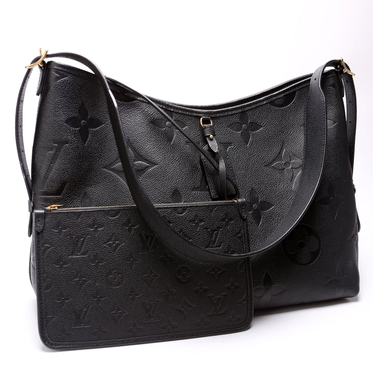 Louis Vuitton Carryall MM Zip Empreinte Black