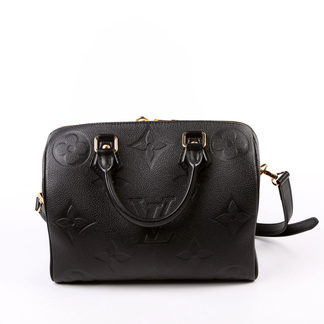 Louis Vuitton Speedy 25 Bandouliere Empreinte Black