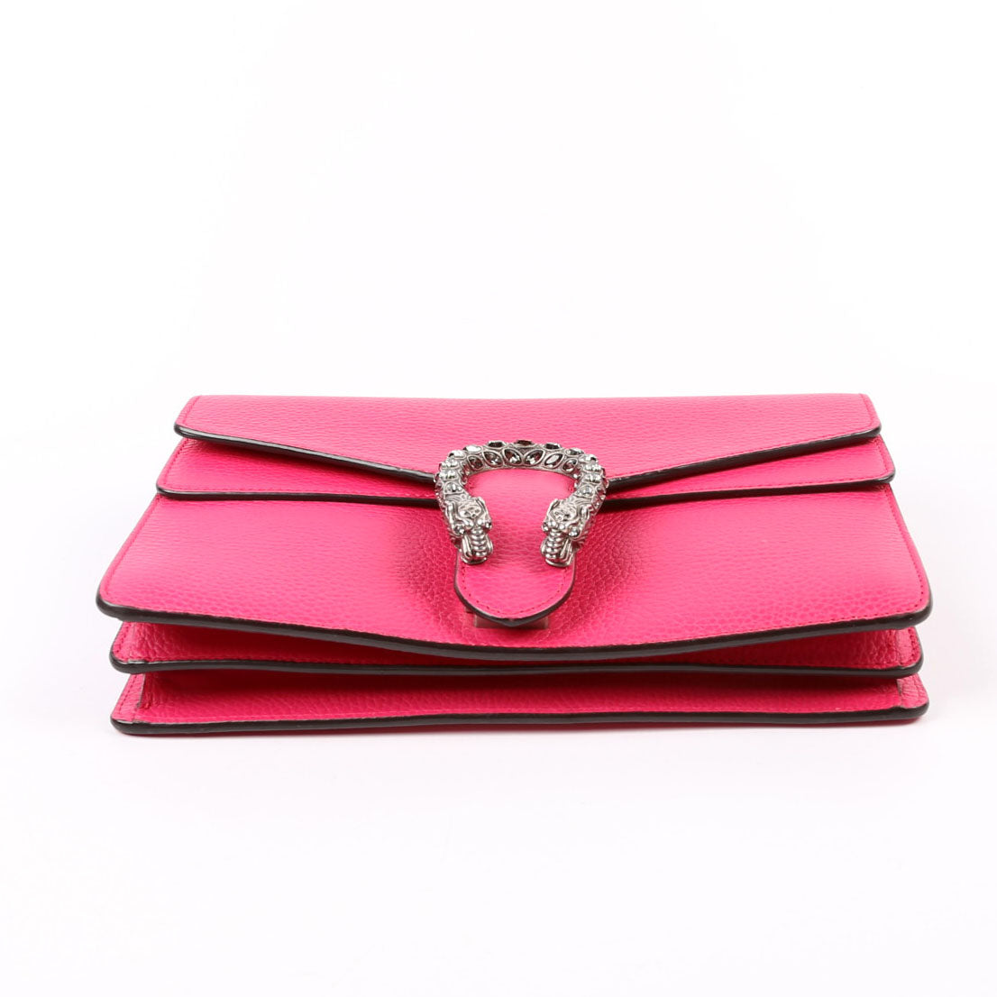 Gucci 400249 Dionysus Leather Shoulder Small Pink Bag