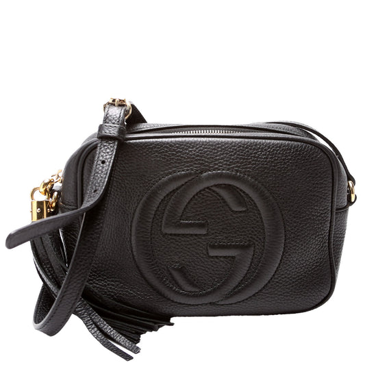 Gucci 308364 Soho Disco Crossbody Black Bag