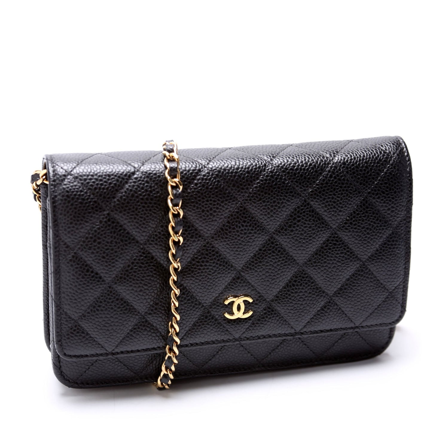 Chanel WOC Classic Quilted Caviar RFID Bag