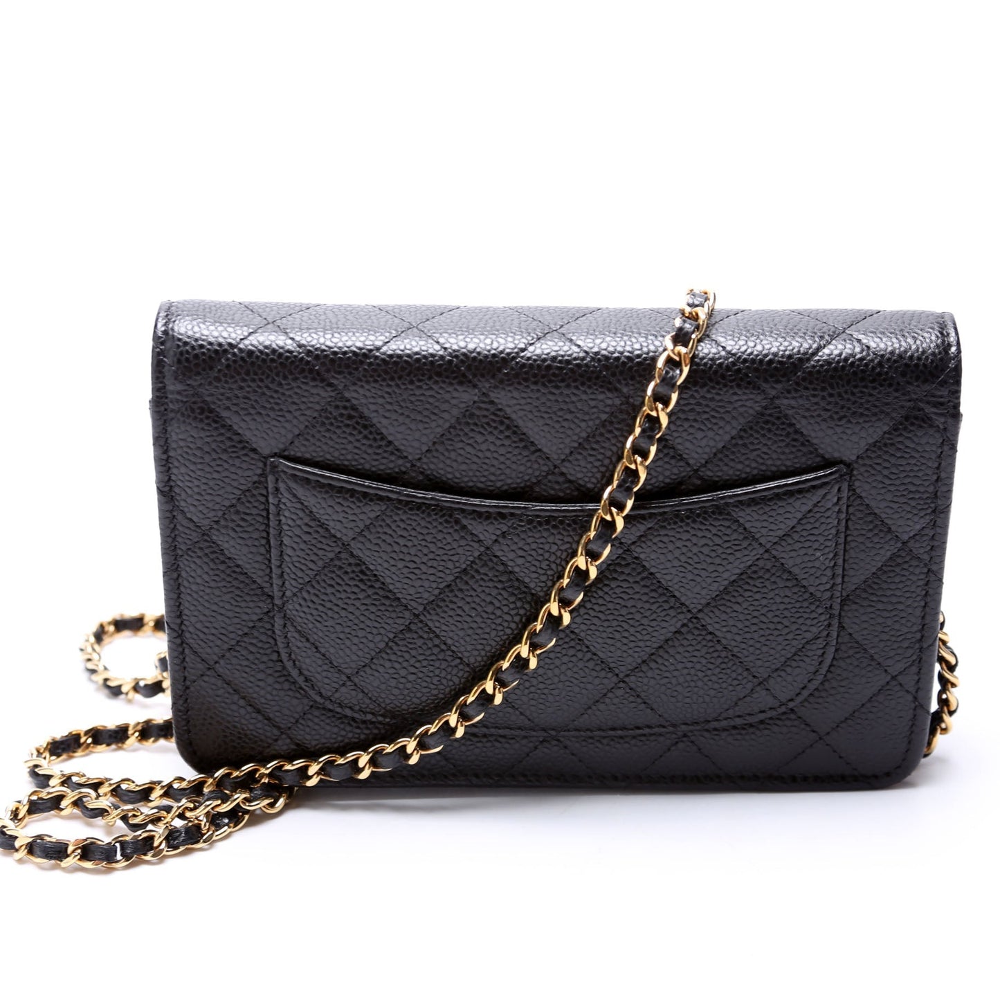Chanel WOC Classic Quilted Caviar RFID Bag