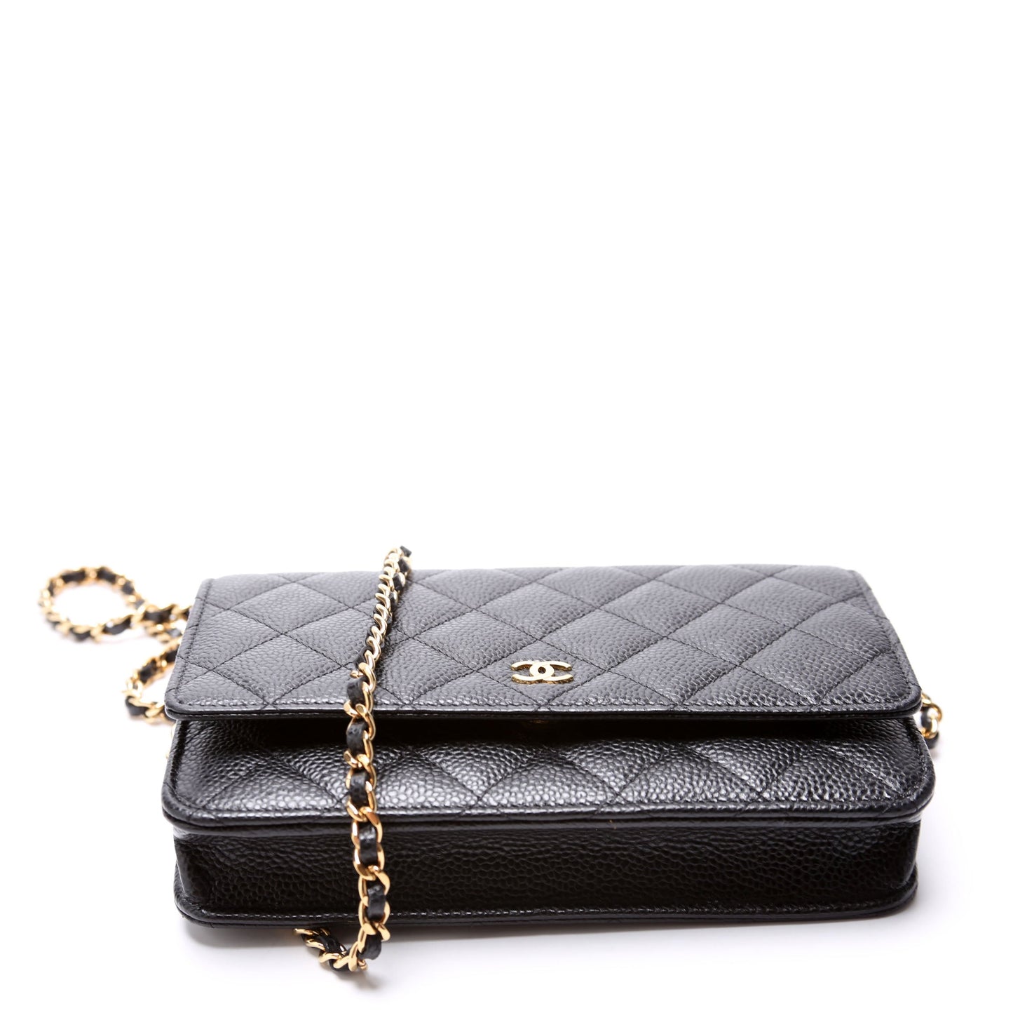 Chanel WOC Classic Quilted Caviar RFID Bag