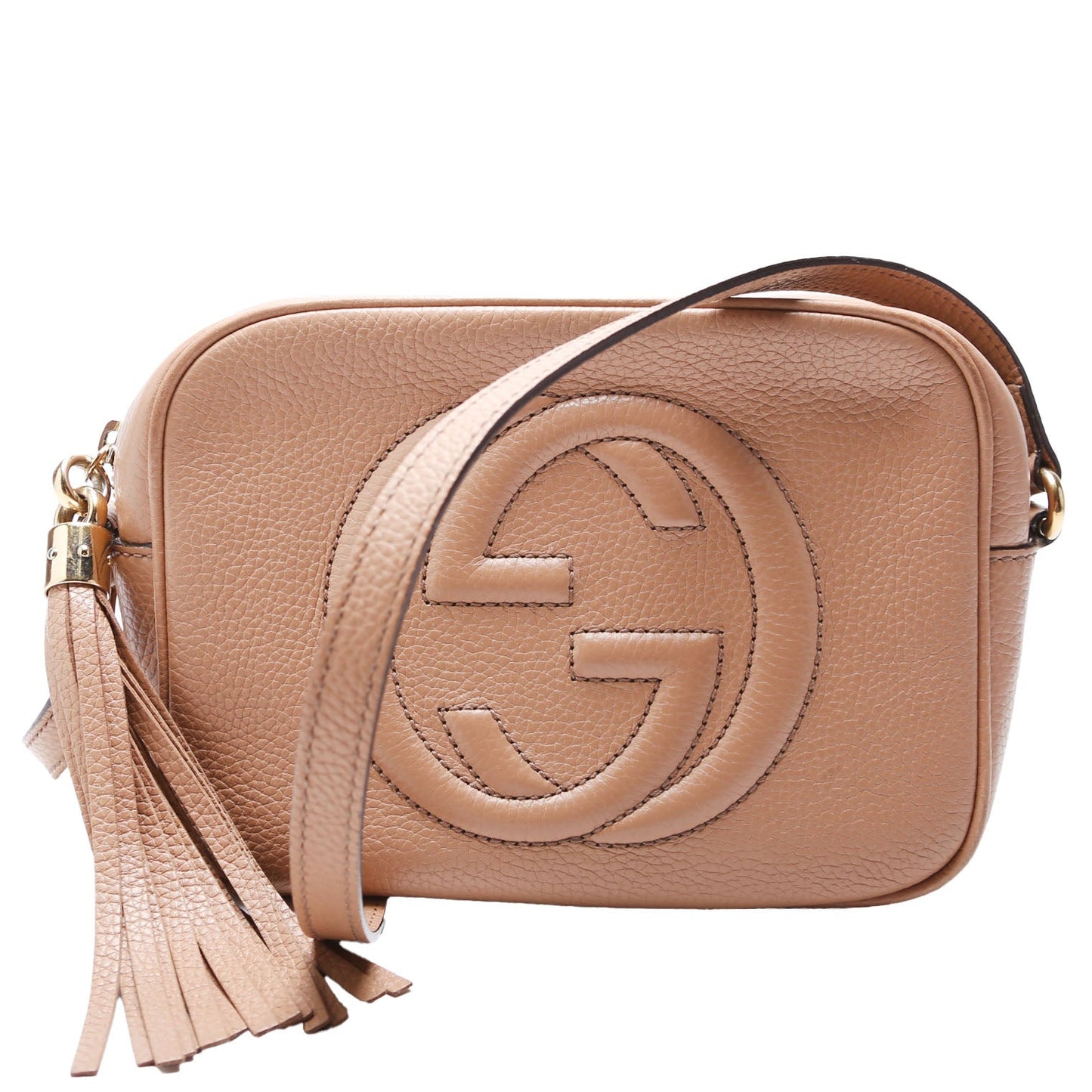 Gucci 308364 Soho Disco Crossbody Tan Bag