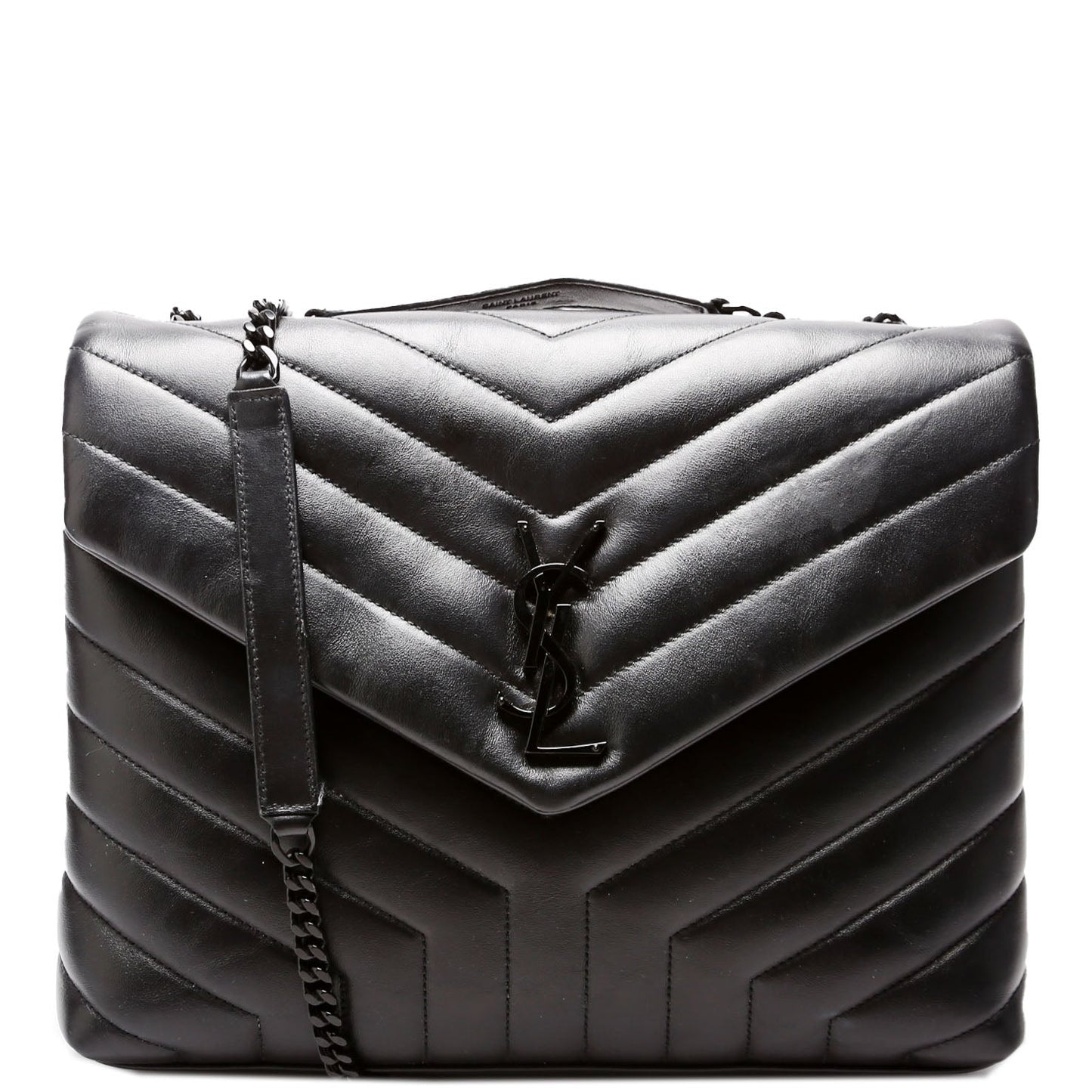 Saint Laurent LouLou Medium Quilted 574946 Black Bag