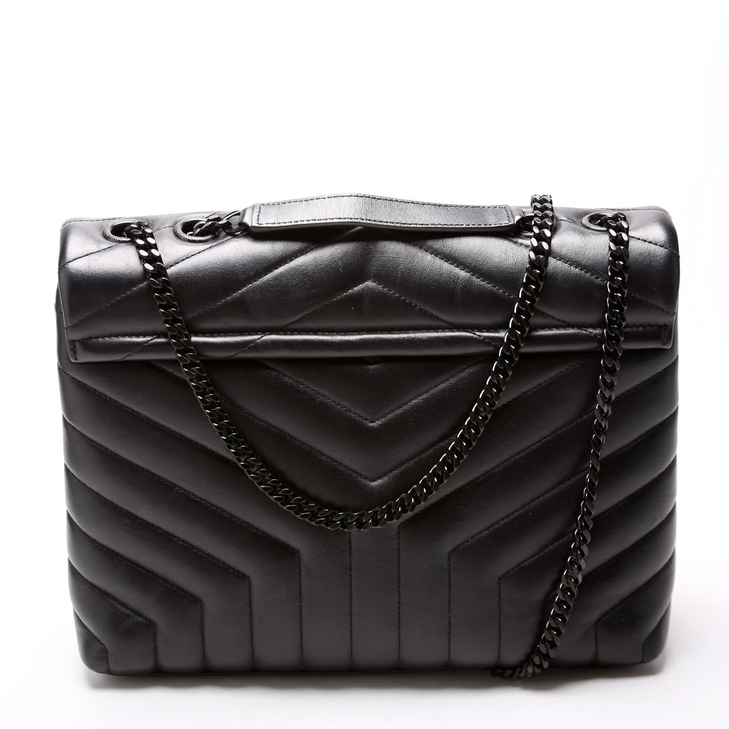 Saint Laurent LouLou Medium Quilted 574946 Black Bag
