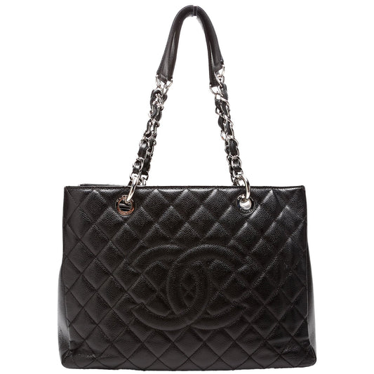 Chanel Grand Shopping Tote Caviar Black Bag