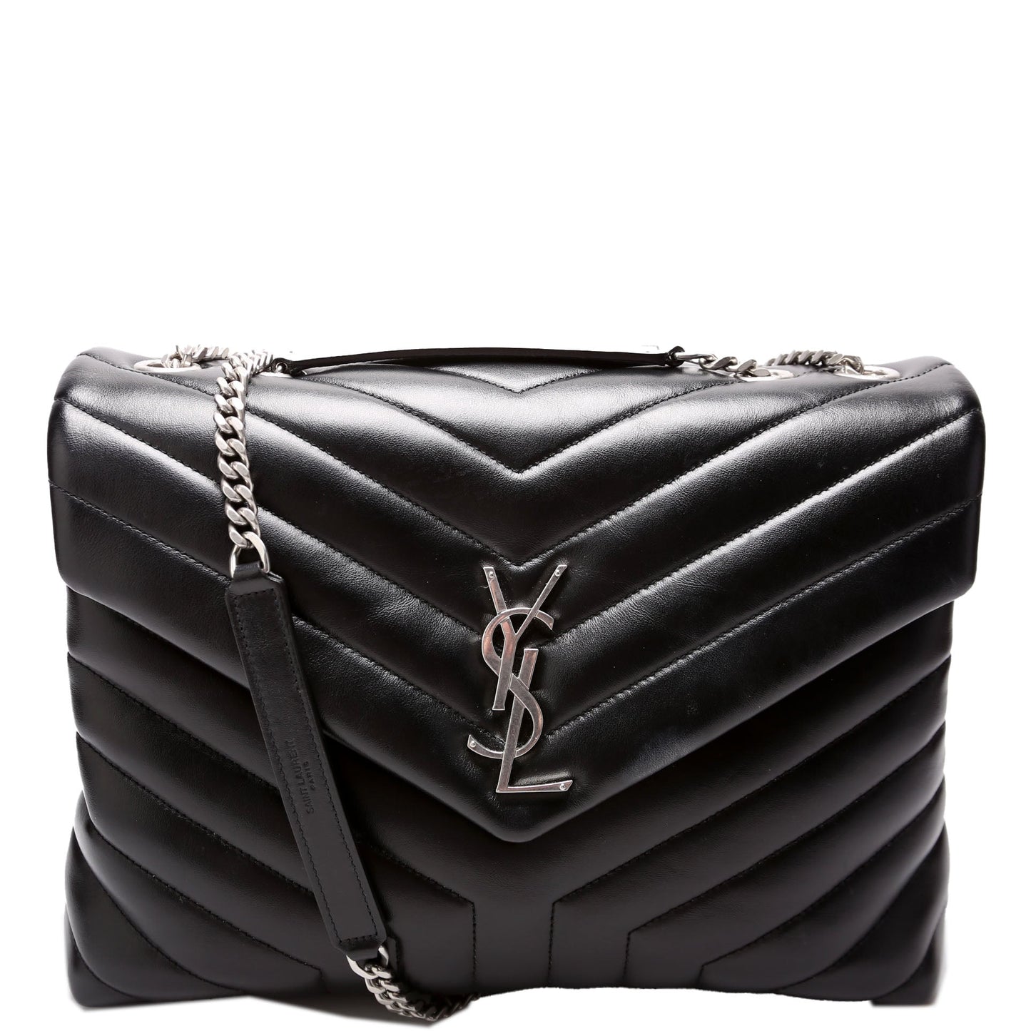 Saint Laurent LouLou Medium Quilted 574946 Black Bag