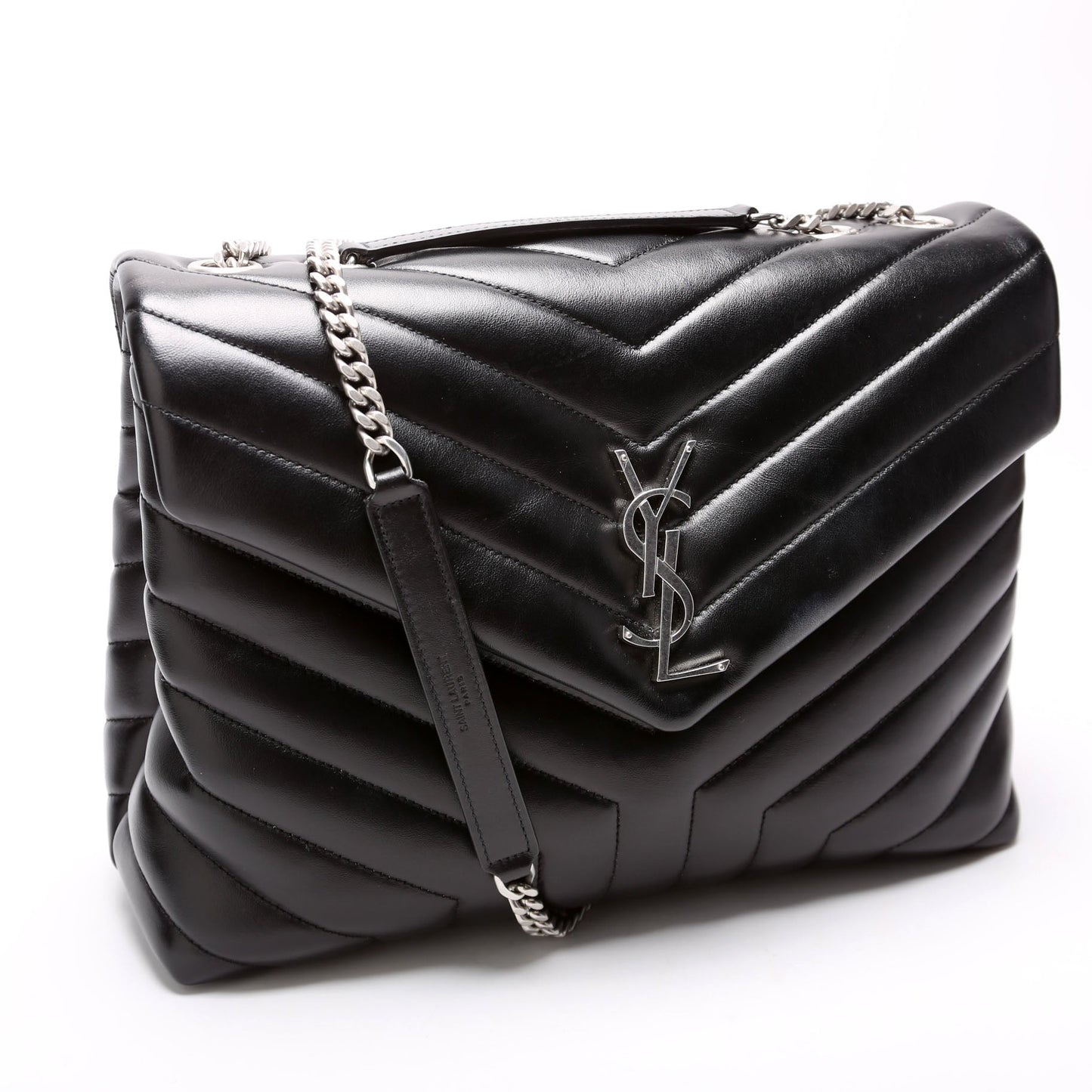 Saint Laurent LouLou Medium Quilted 574946 Black Bag