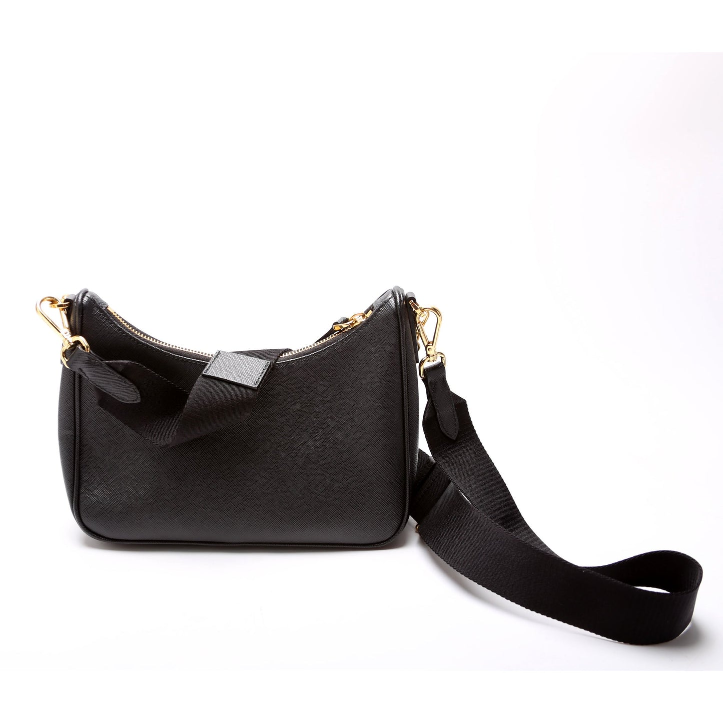 Prada Saffiano Re-Edition 2005 Black Bag