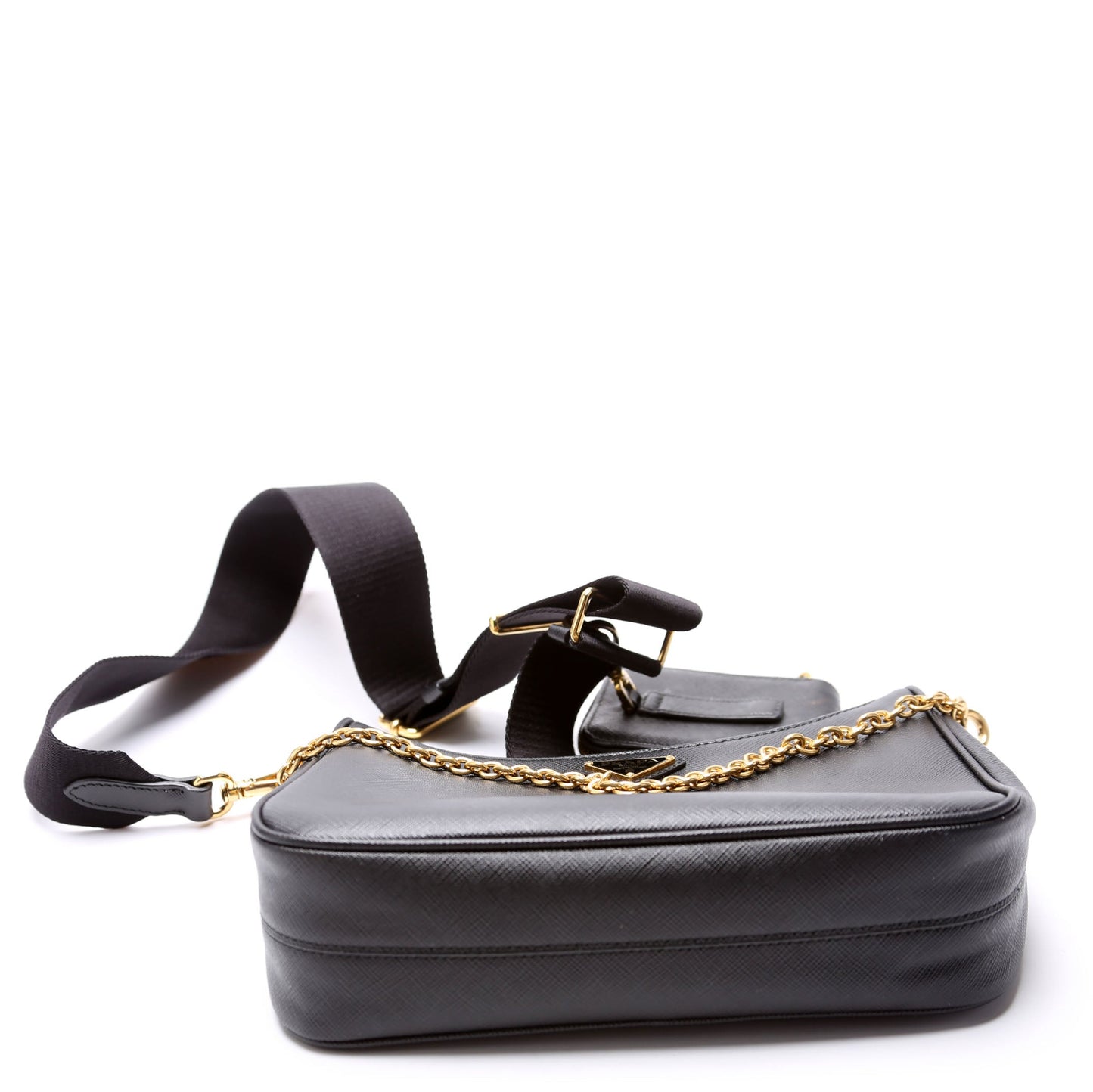 Prada Saffiano Re-Edition 2005 Black Bag