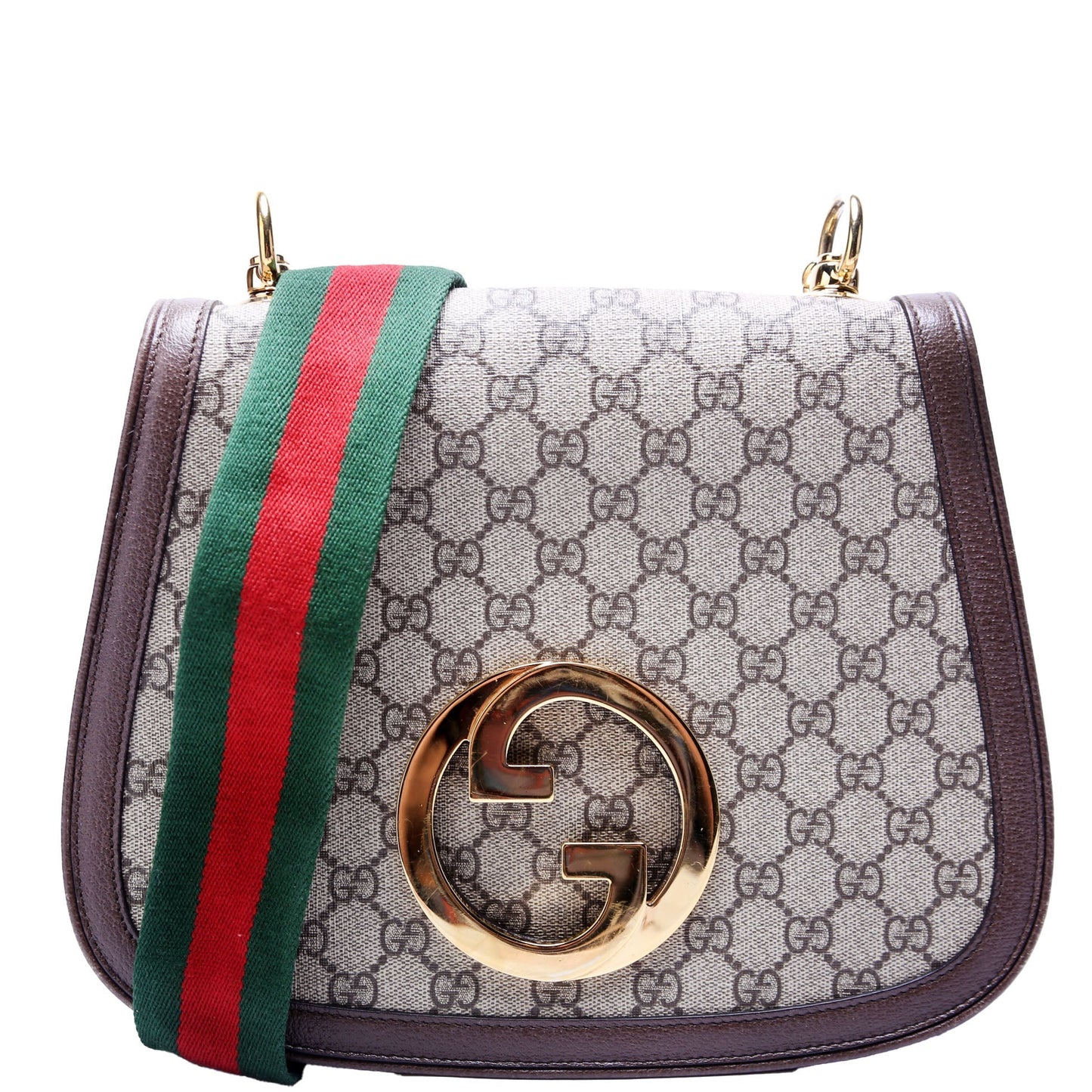 Gucci 699210 GG Supreme Blondie Medium Brown Bag