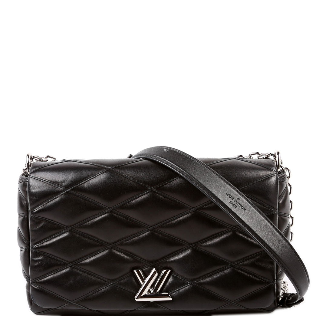Louis Vuitton Go-14 MM Malletage Lambskin Black