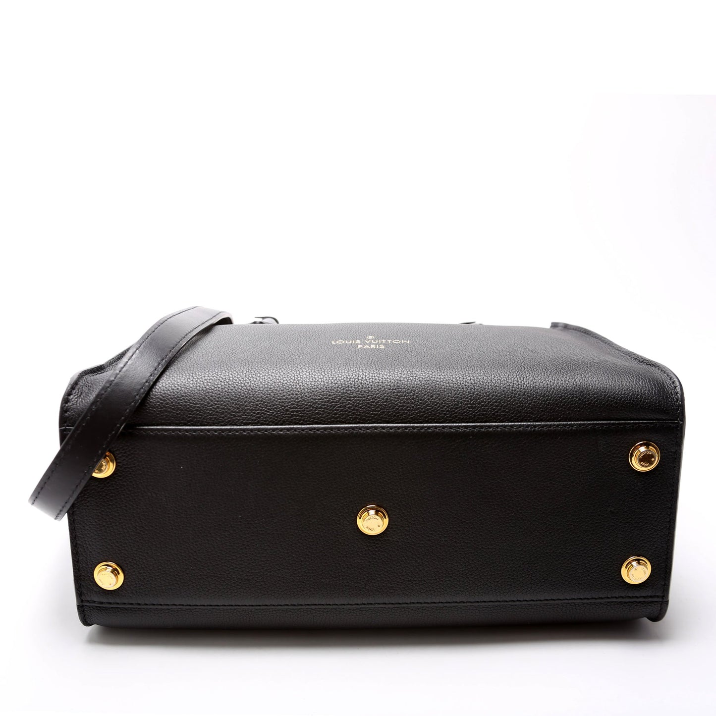 Louis Vuitton On My Side MM Calfskin Black