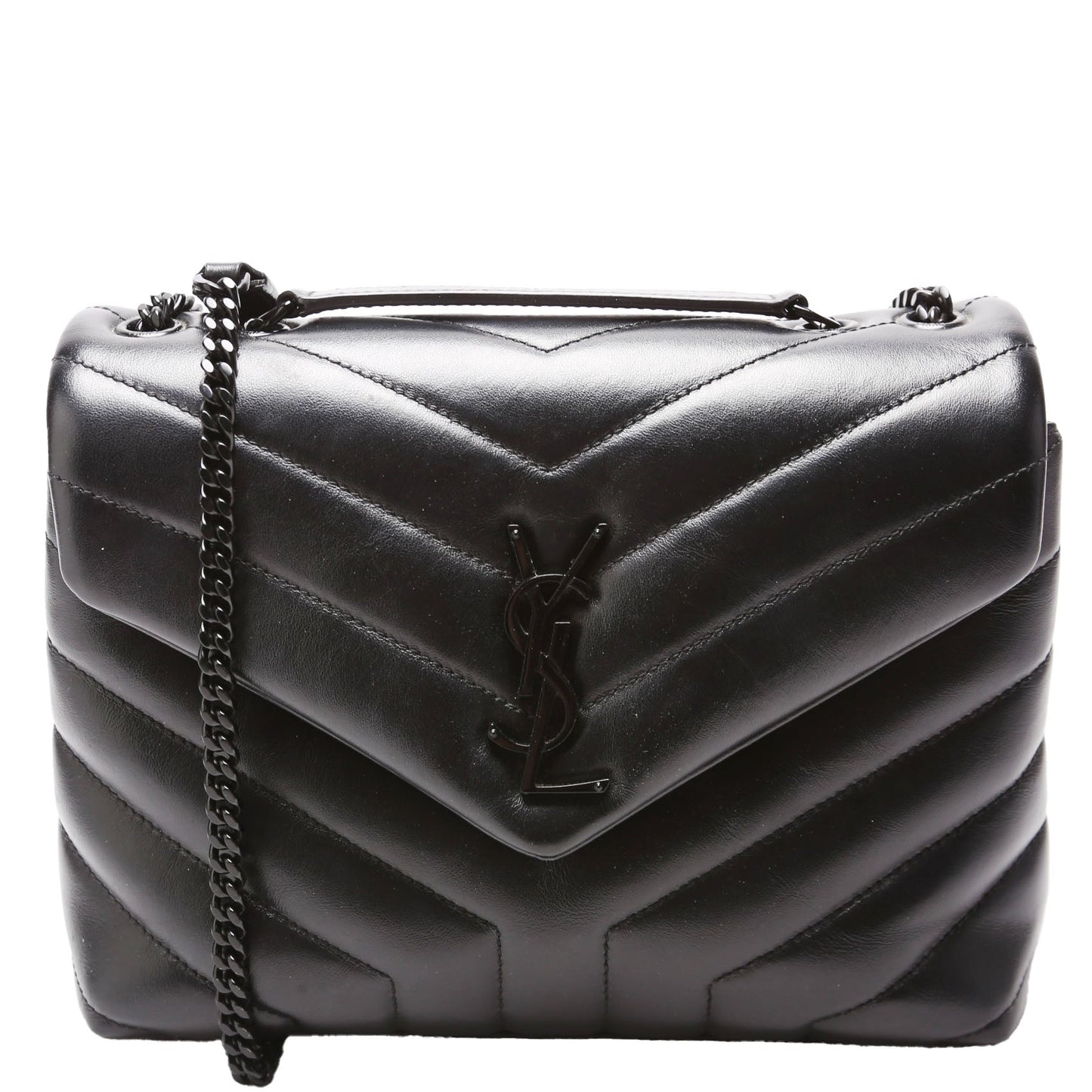 Saint Laurent LouLou Satchel Small 494699 Black Bag