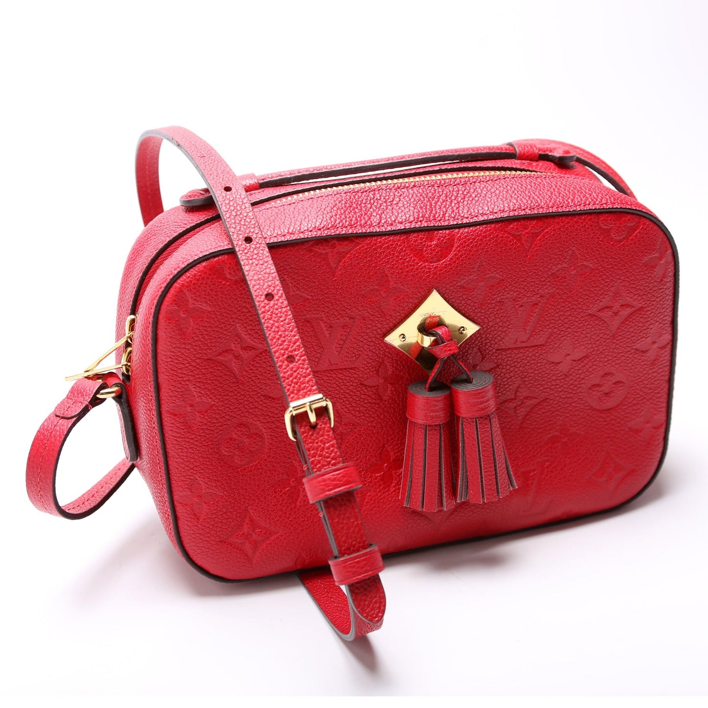 Louis Vuitton Saintonge Empreinte Red