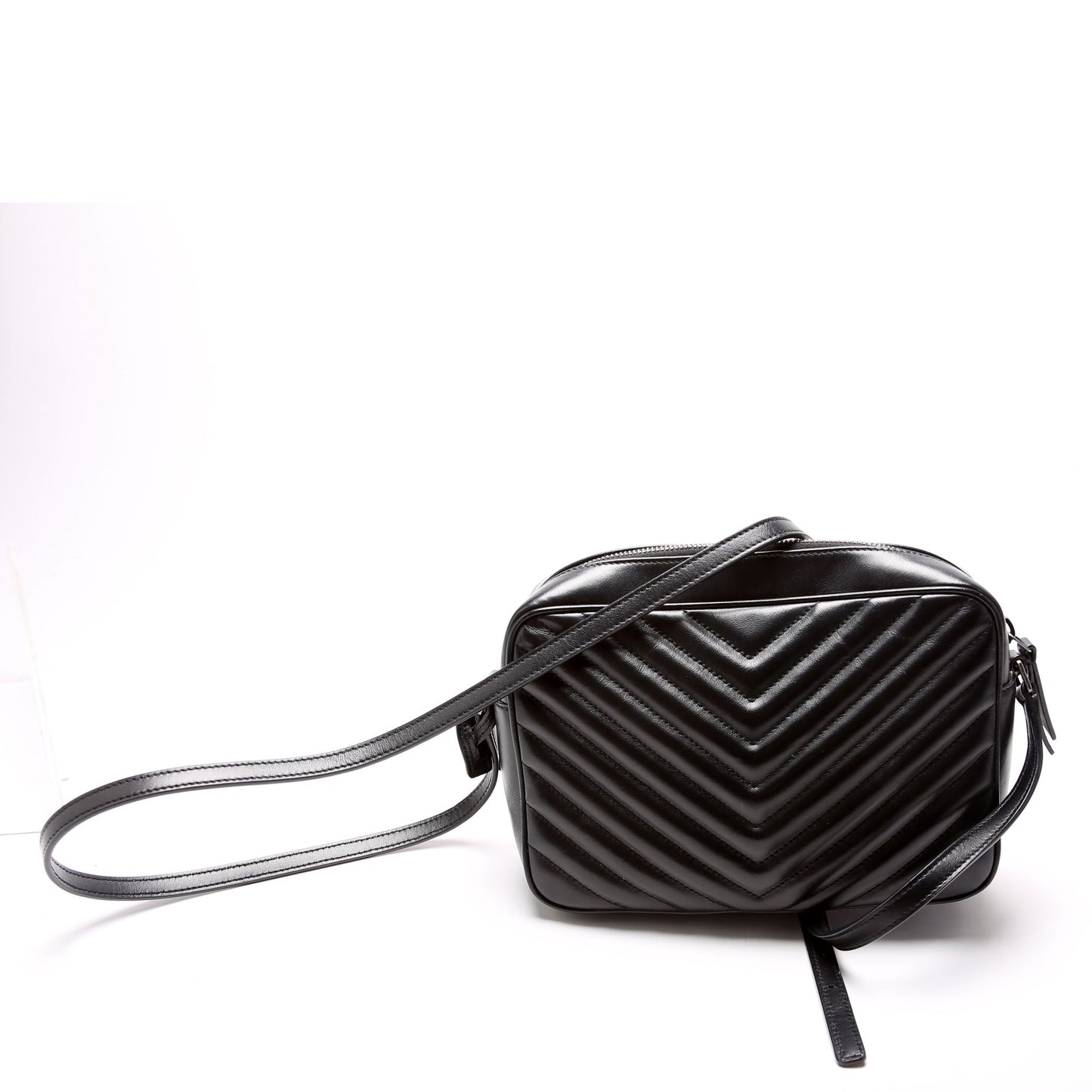 Saint Laurent Lou Camera Quilted 612544 Black Bag