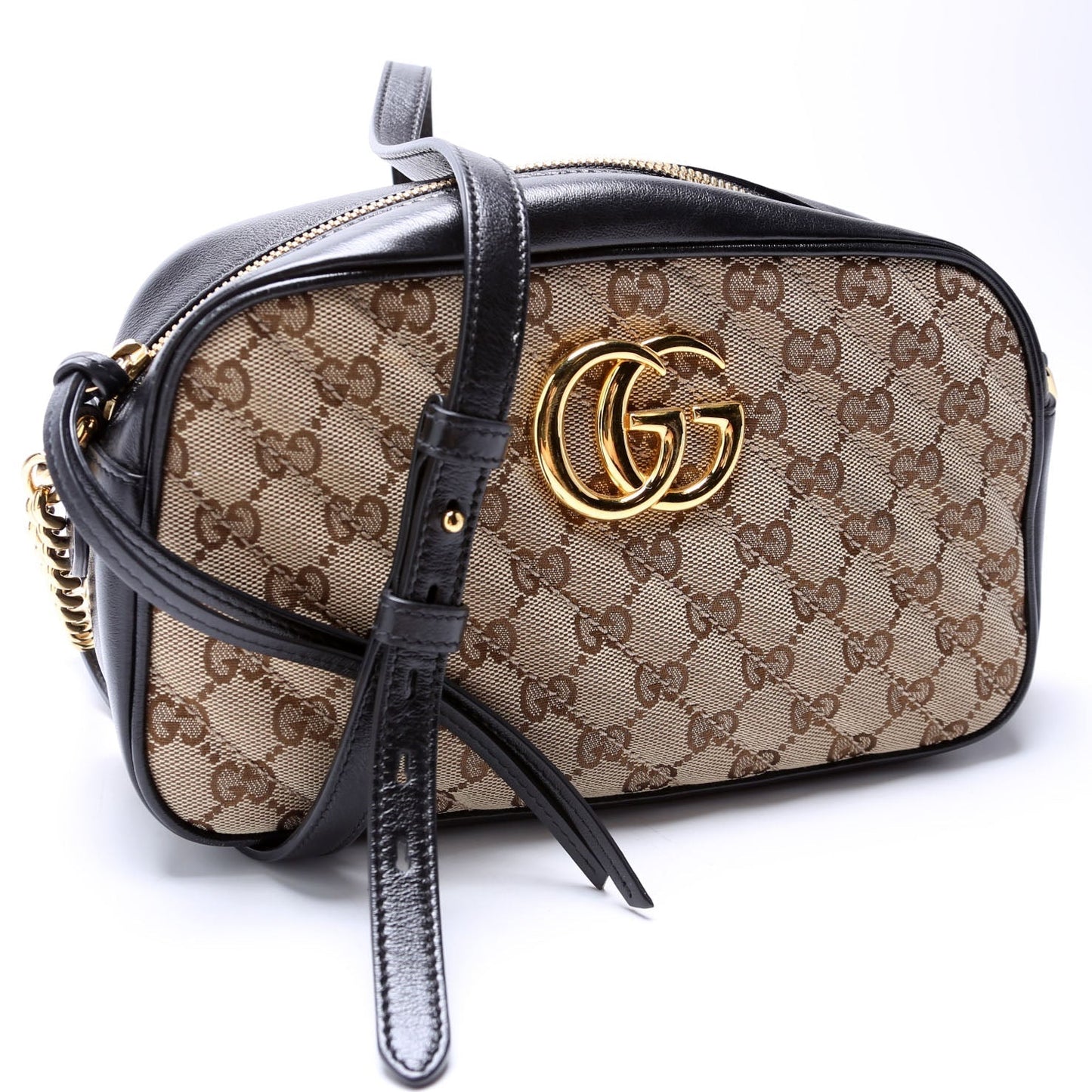 Gucci 447632 Marmont Small Canvas Camera Bag