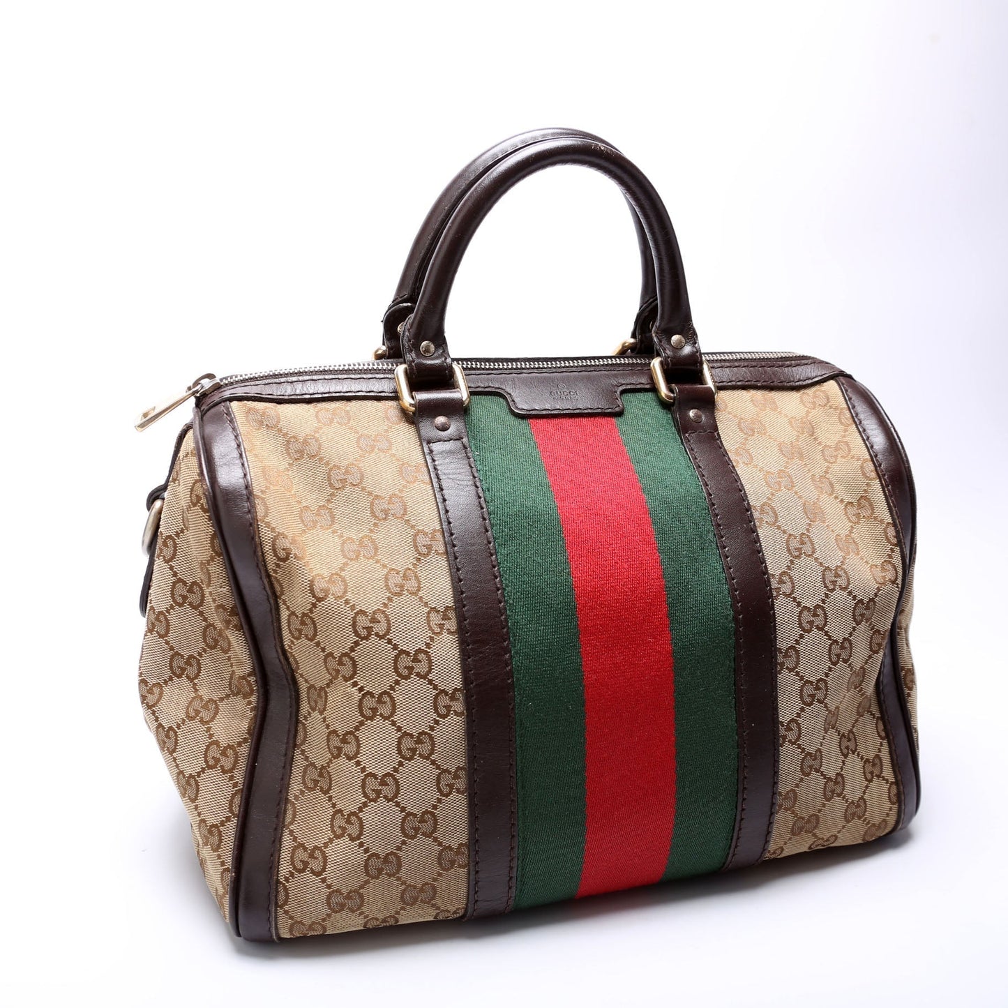 Gucci 247205 Boston Canvas Bag