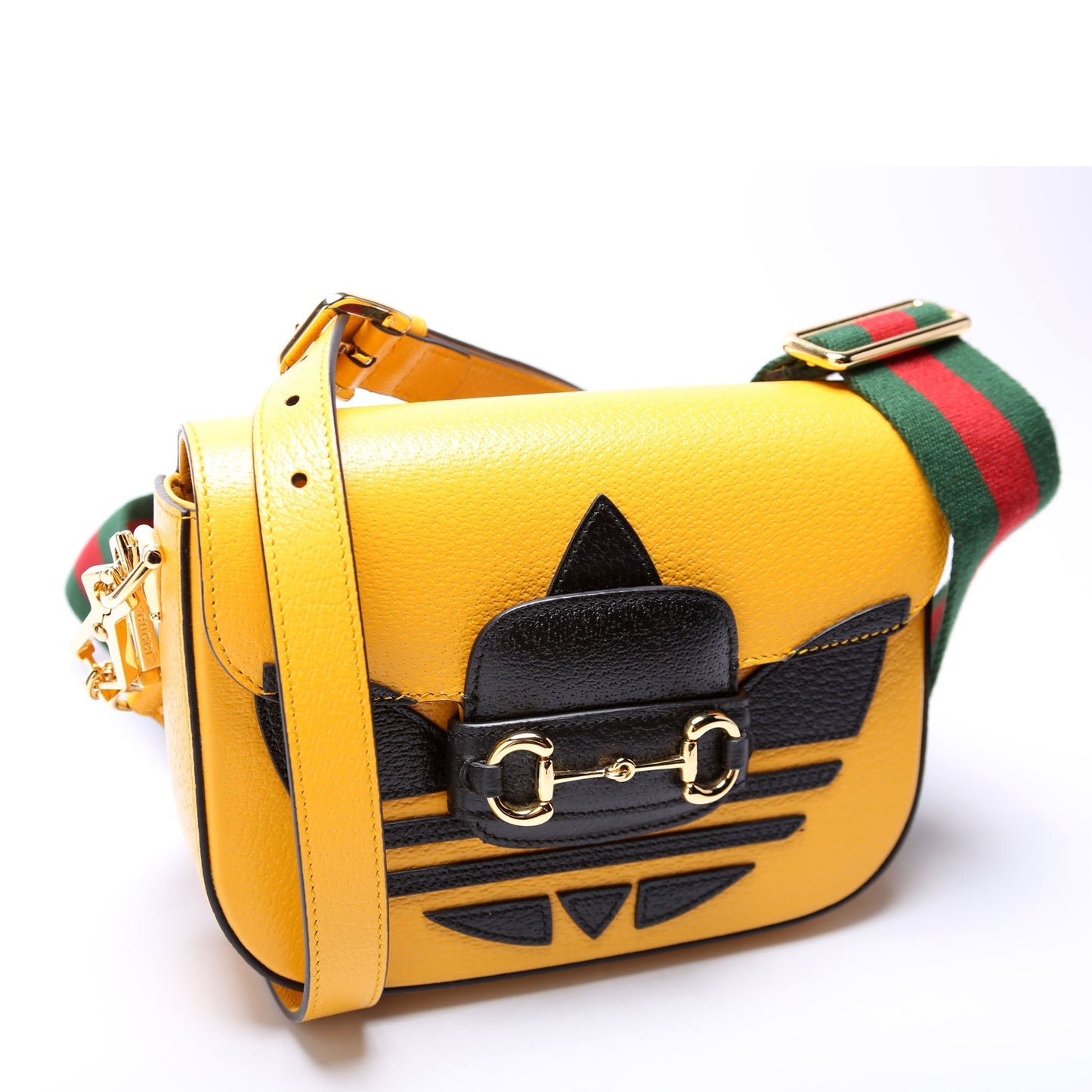 Gucci 658574 Adidas 1955 Horsebit Mini Yellow Bag