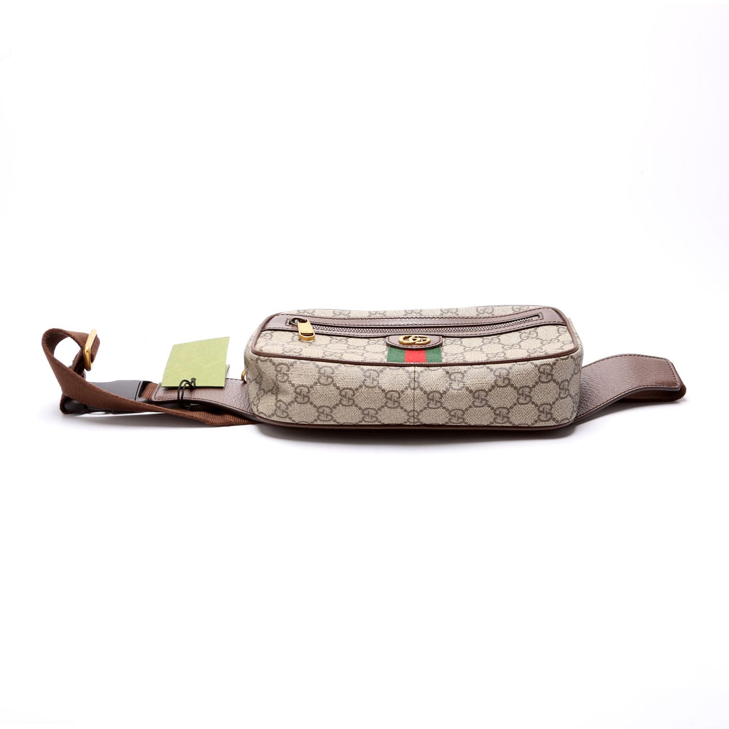 Gucci 574796 Ophidia GG Belt Brown Bag