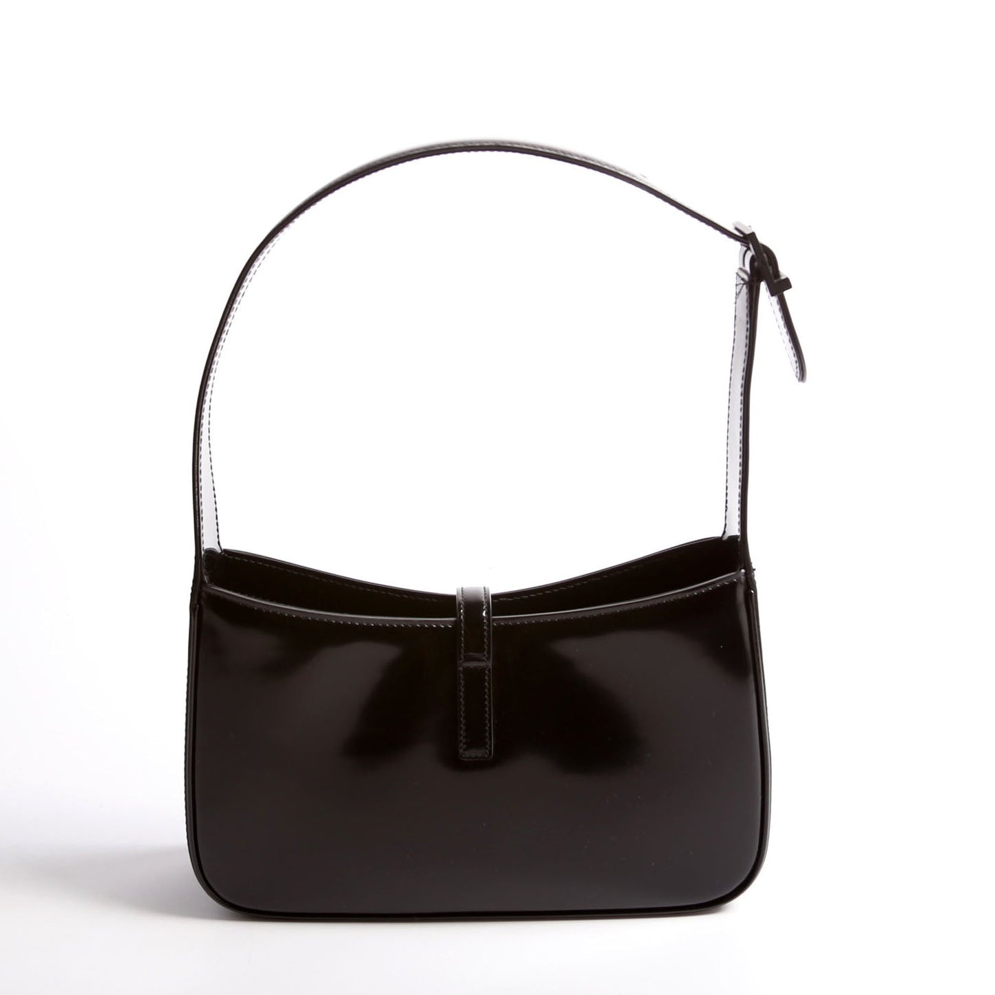 Saint Laurent 657228 Le 5 A 7 Hobo Leather Black Bag