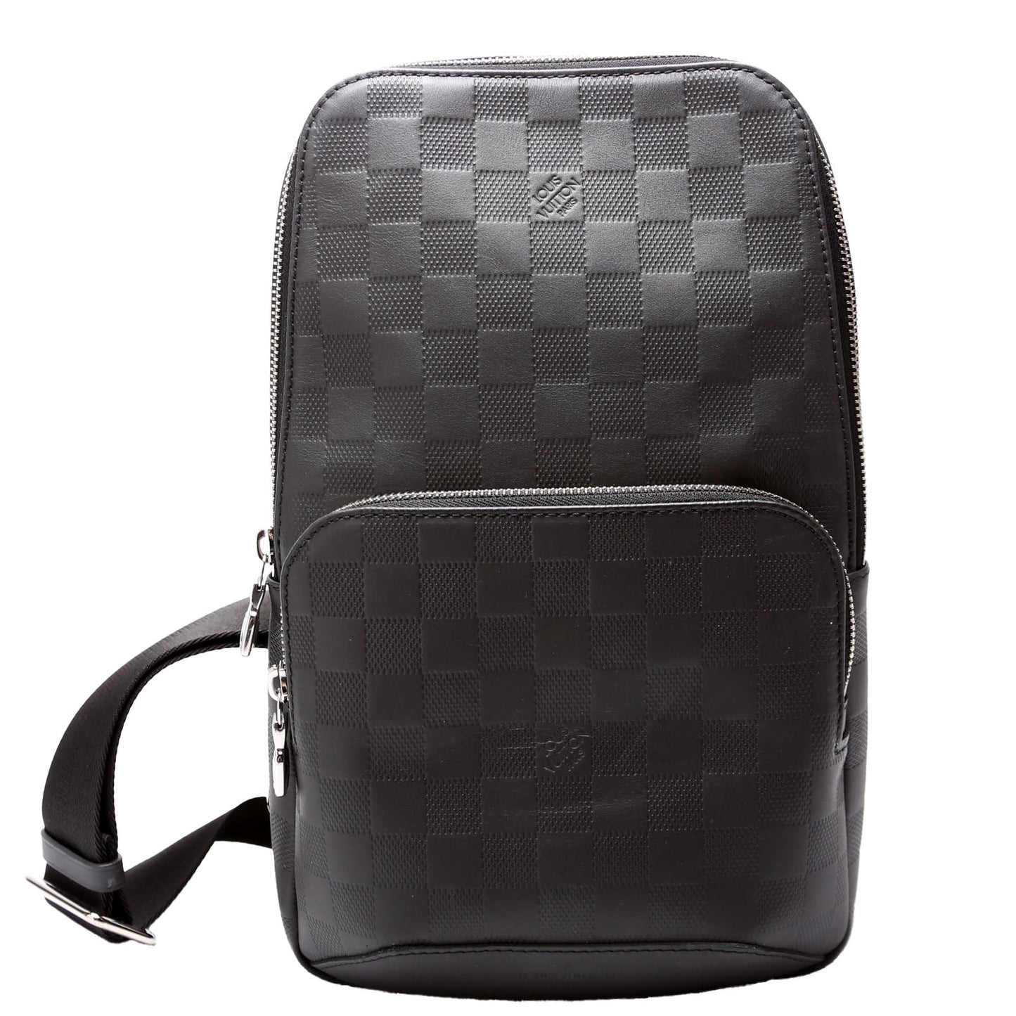 Louis Vuitton Avenue Sling Bag Infini Leather Black