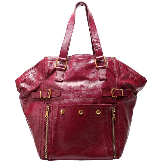 Saint Laurent 202649 Downtown Patent Leather Tote Bag