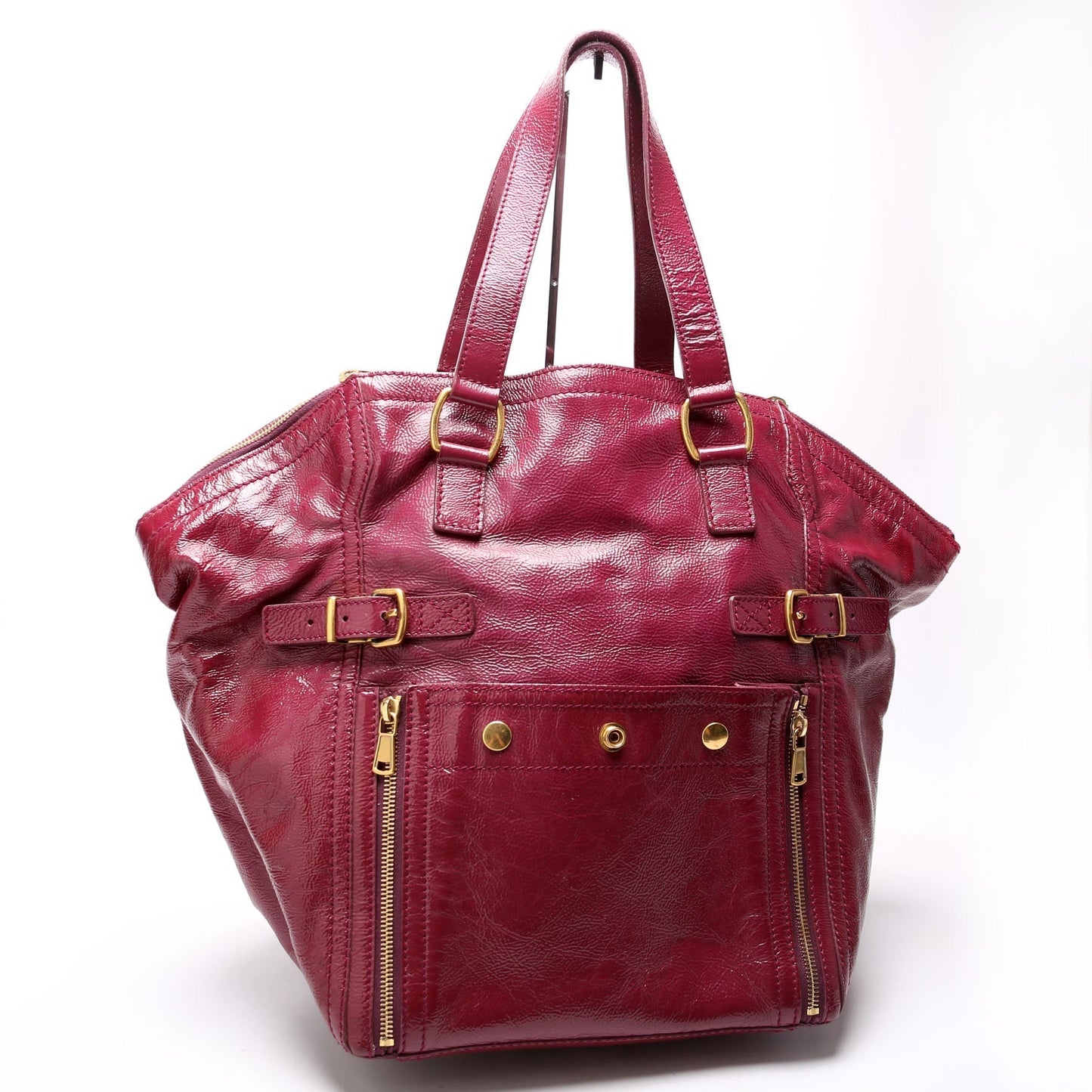 Saint Laurent 202649 Downtown Patent Leather Tote Bag