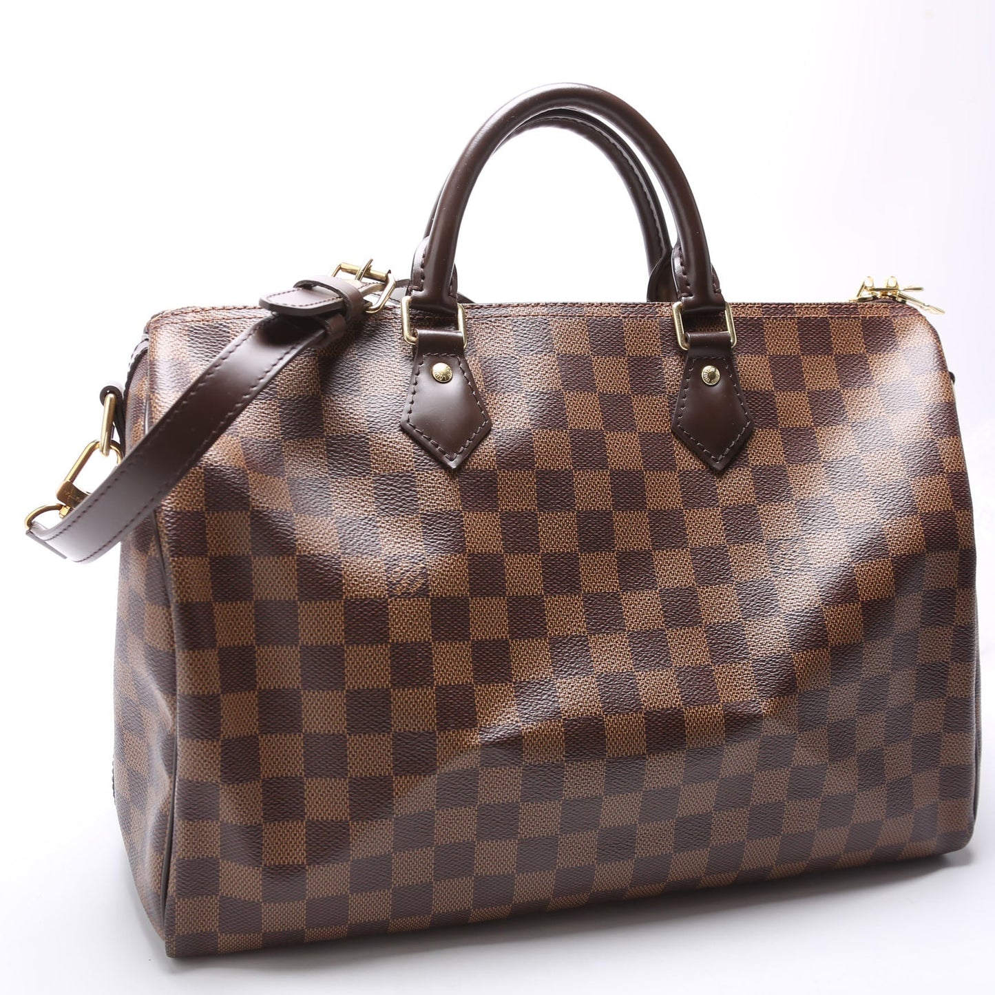 Louis Vuitton Speedy 35 Bandouliere Damier Ebene
