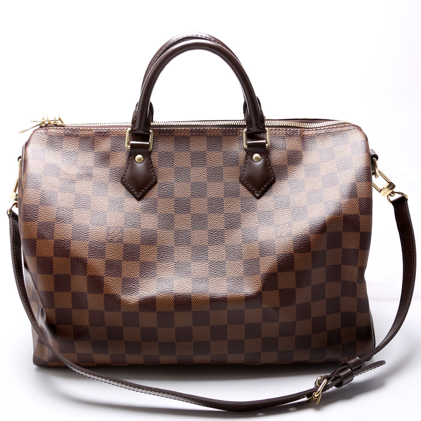 Louis Vuitton Speedy 35 Bandouliere Damier Ebene