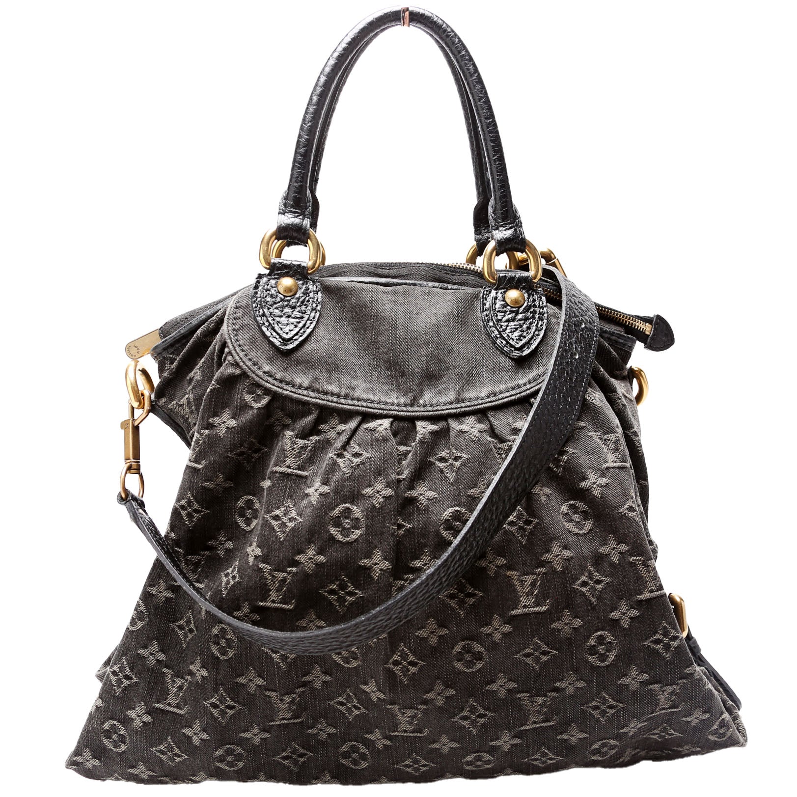 Louis Vuitton Neo Cabby MM Denim Black