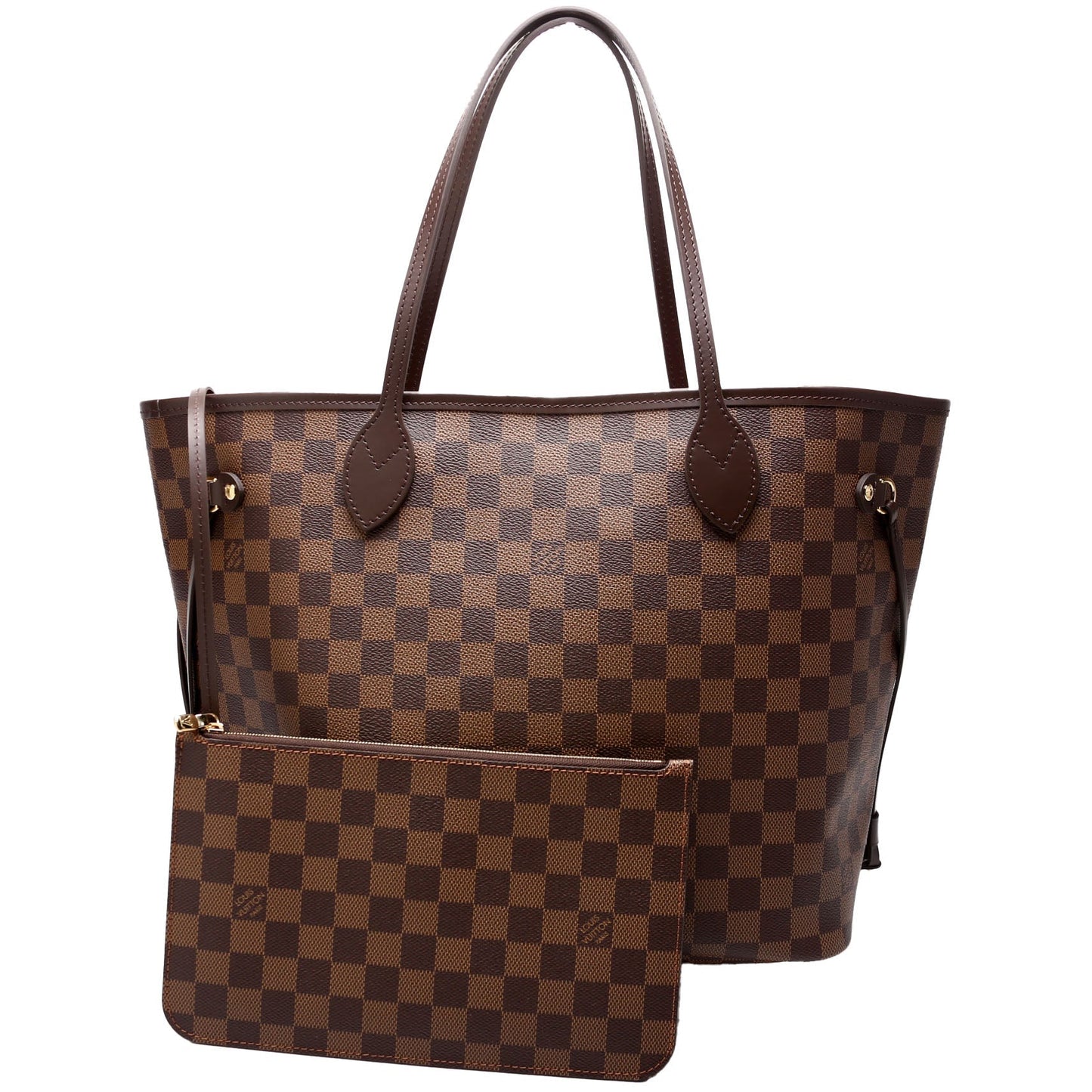 Louis Vuitton Neverfull W/Wallet MM Ebene